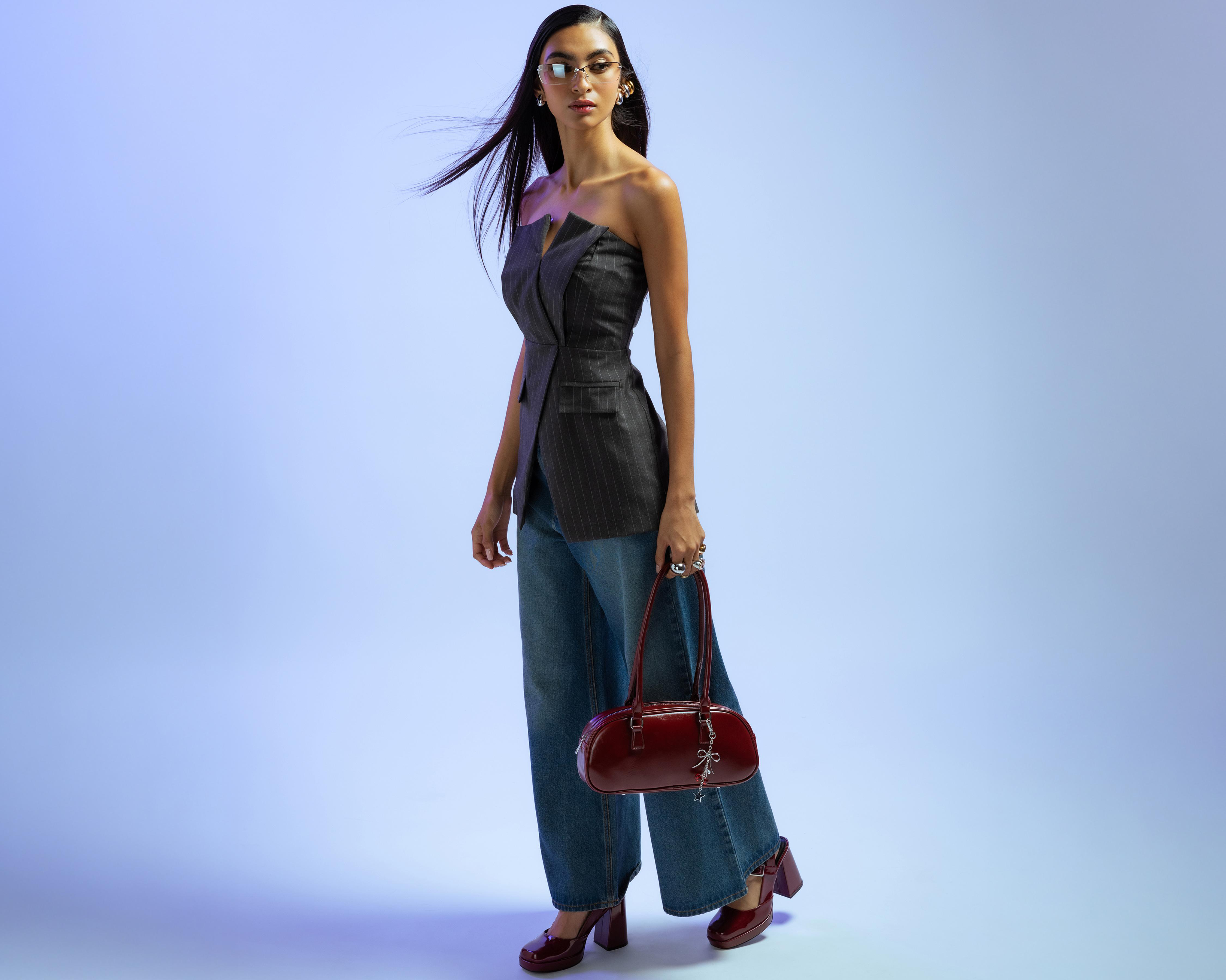Foto 1 | Blusa Strapless Strona para Mujer