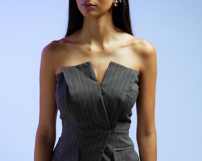 Foto 4 | Blusa Strapless Strona para Mujer