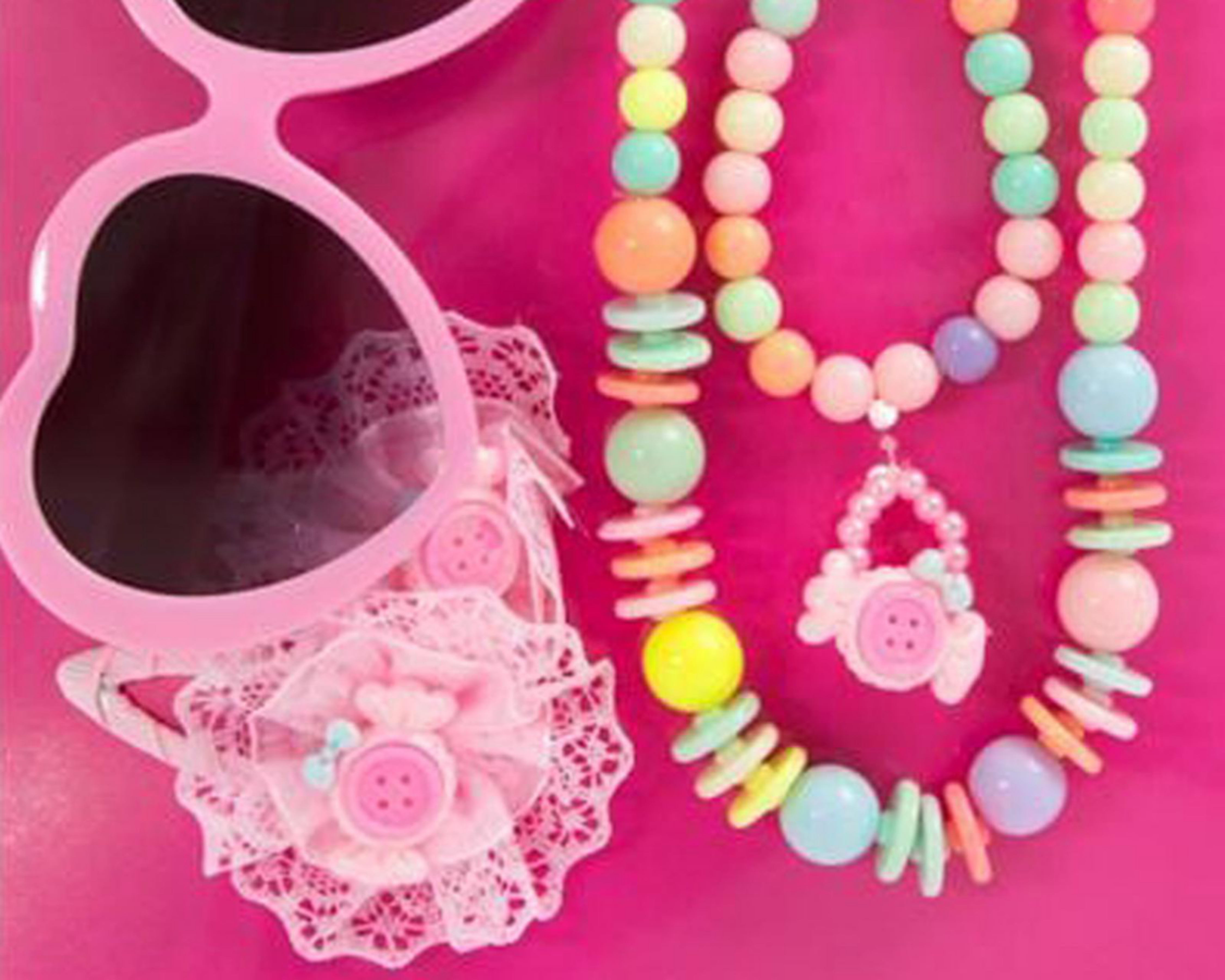 Foto 2 | Lentes de Sol con Accesorios Girls Attitude para Niña 6 Piezas