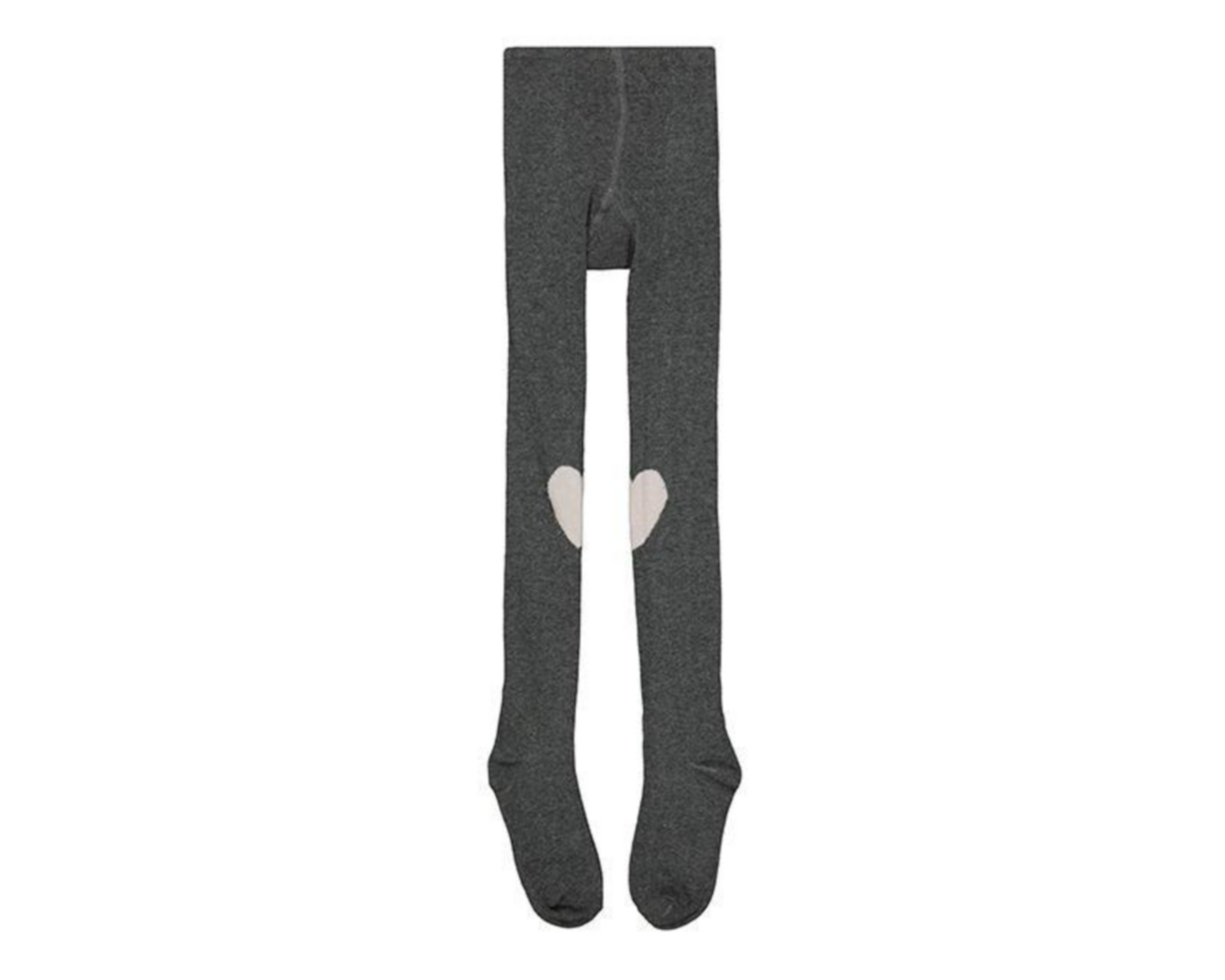 Foto 2 pulgar | Mallas Grises para Niña con Estampado de Corazón