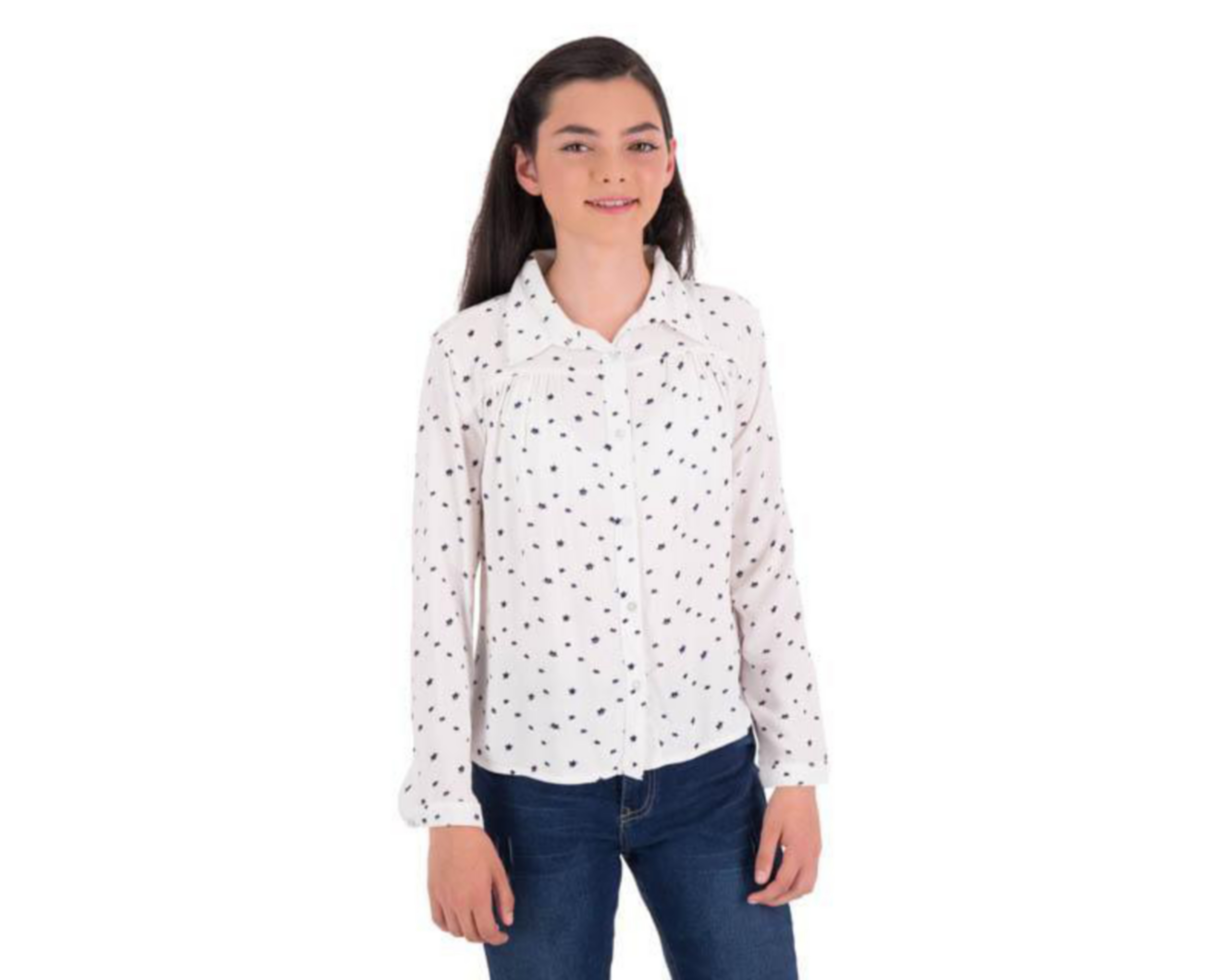 Blusa Blanca marca Up And Down Girls para Niña