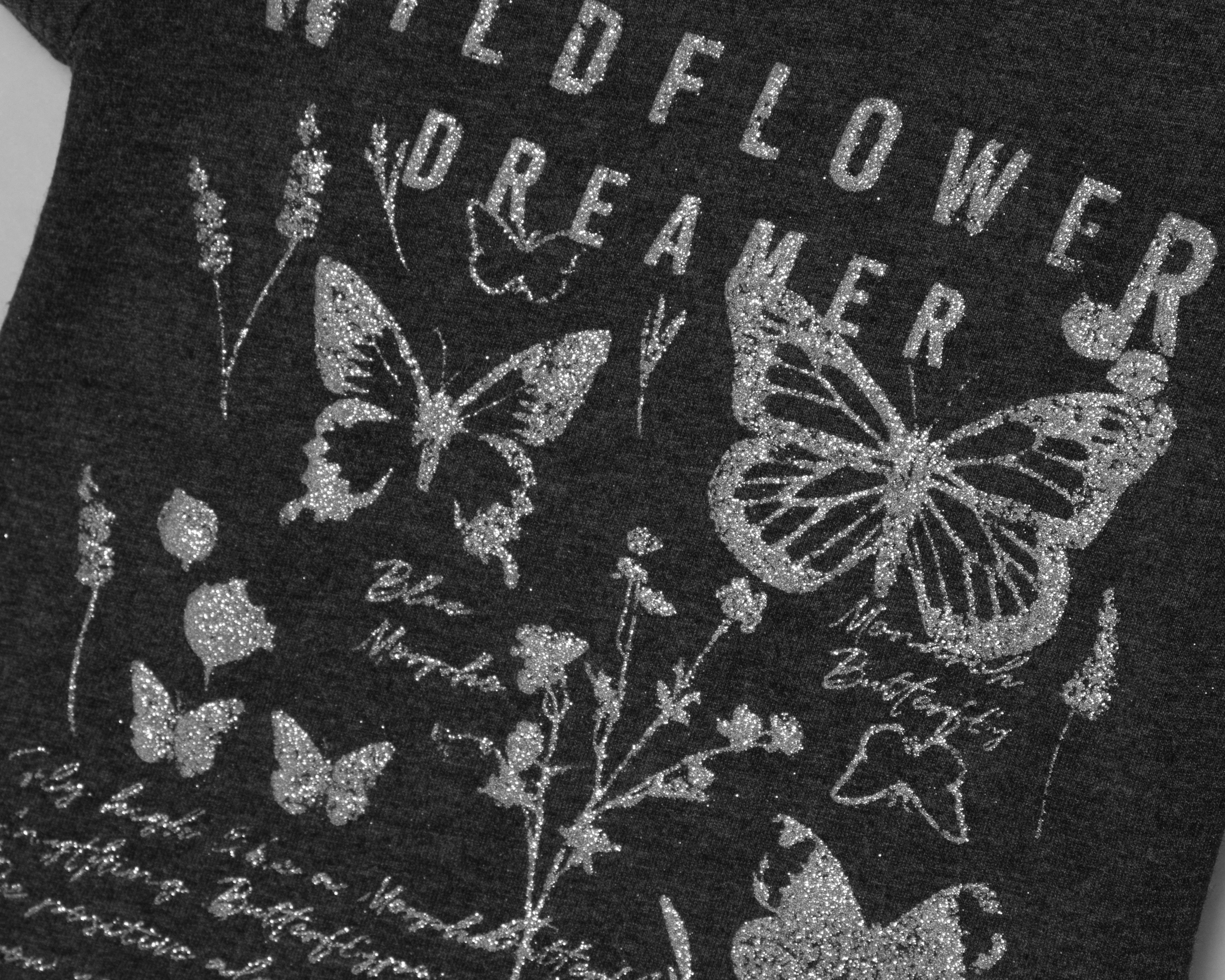 Foto 4 pulgar | Playera Girls Attitude Manga Corta Mariposas para Niña