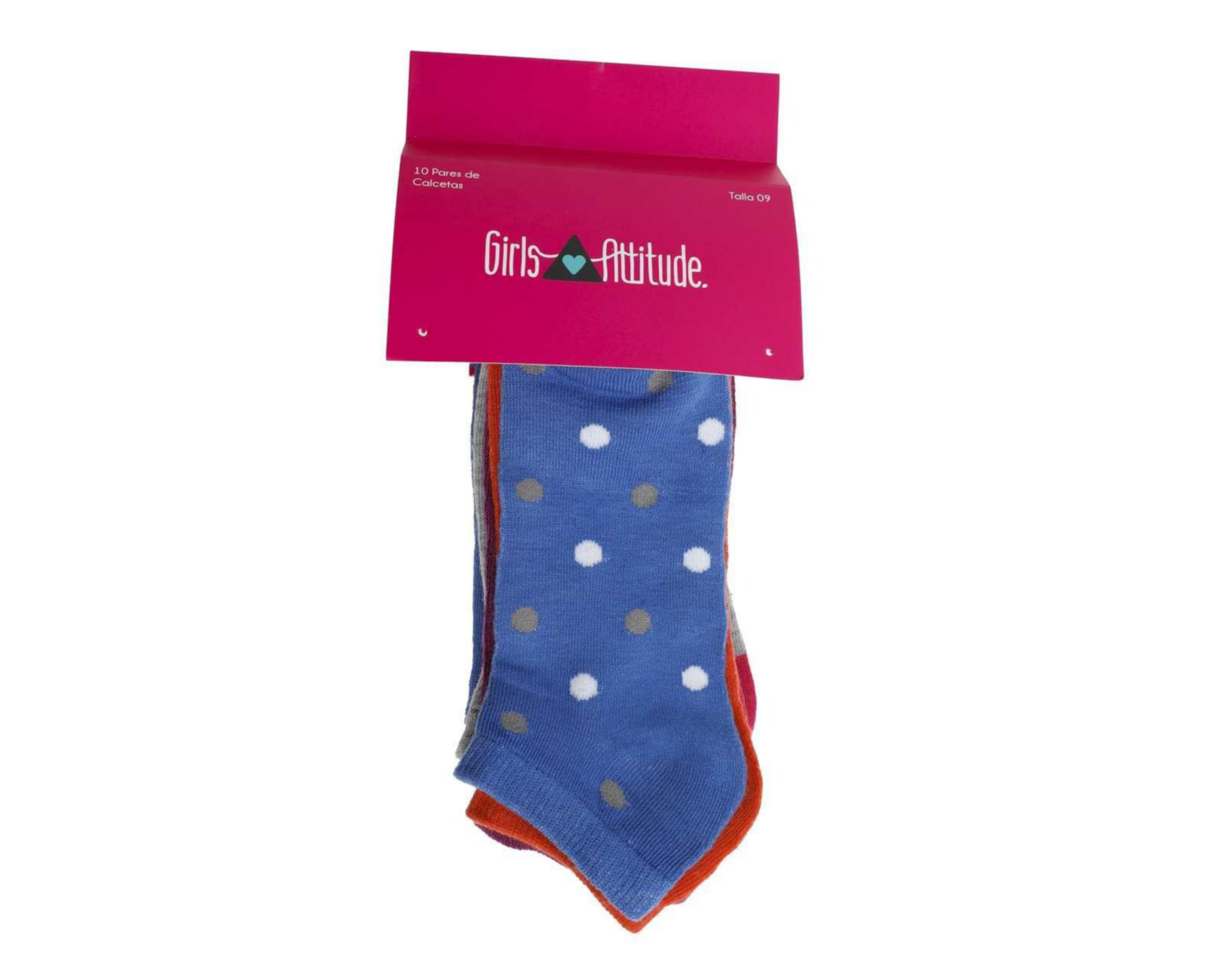 Foto 4 pulgar | Calcetas Tines Girls Attitude 10 Pares