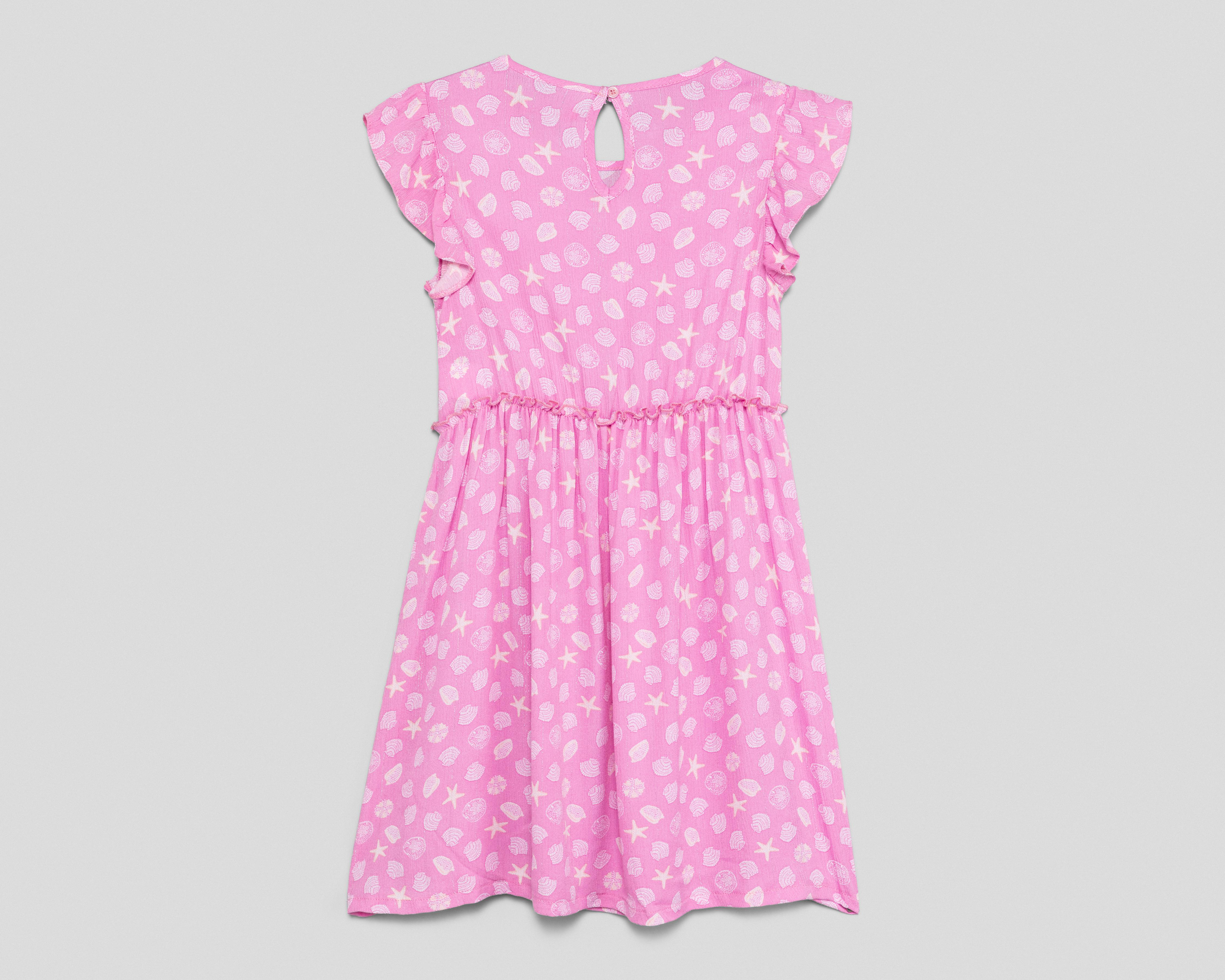 Foto 3 pulgar | Vestido Rosa Girls Attitude para Niña