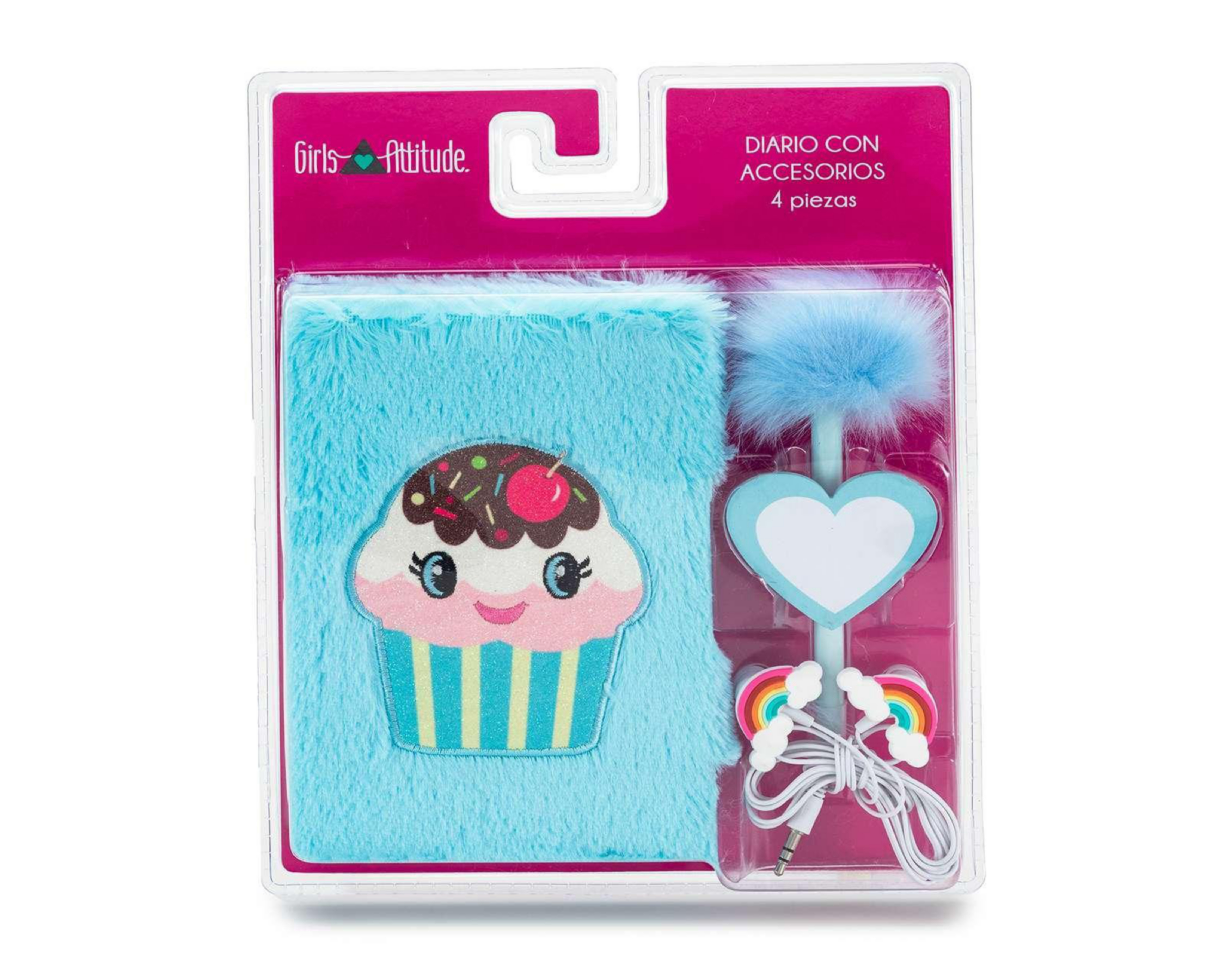 Foto 2 pulgar | Libreta con Accesorios Girls Attitude