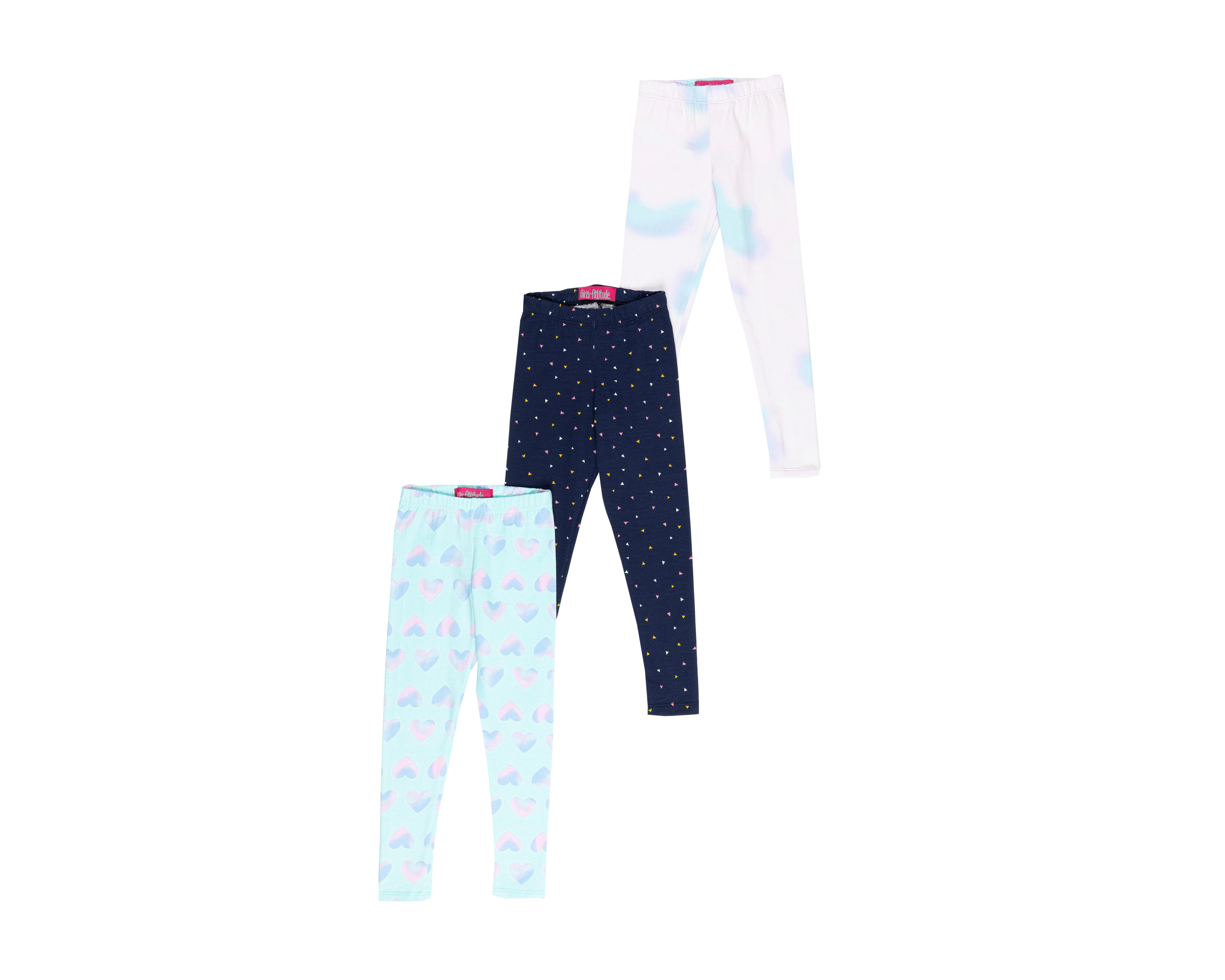 Foto 1 | Leggings Girls Attitude para Niña 3 Piezas
