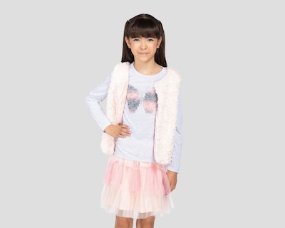 Foto 4 | Conjunto con Falda Up & Down Girls para Niña 3 Piezas