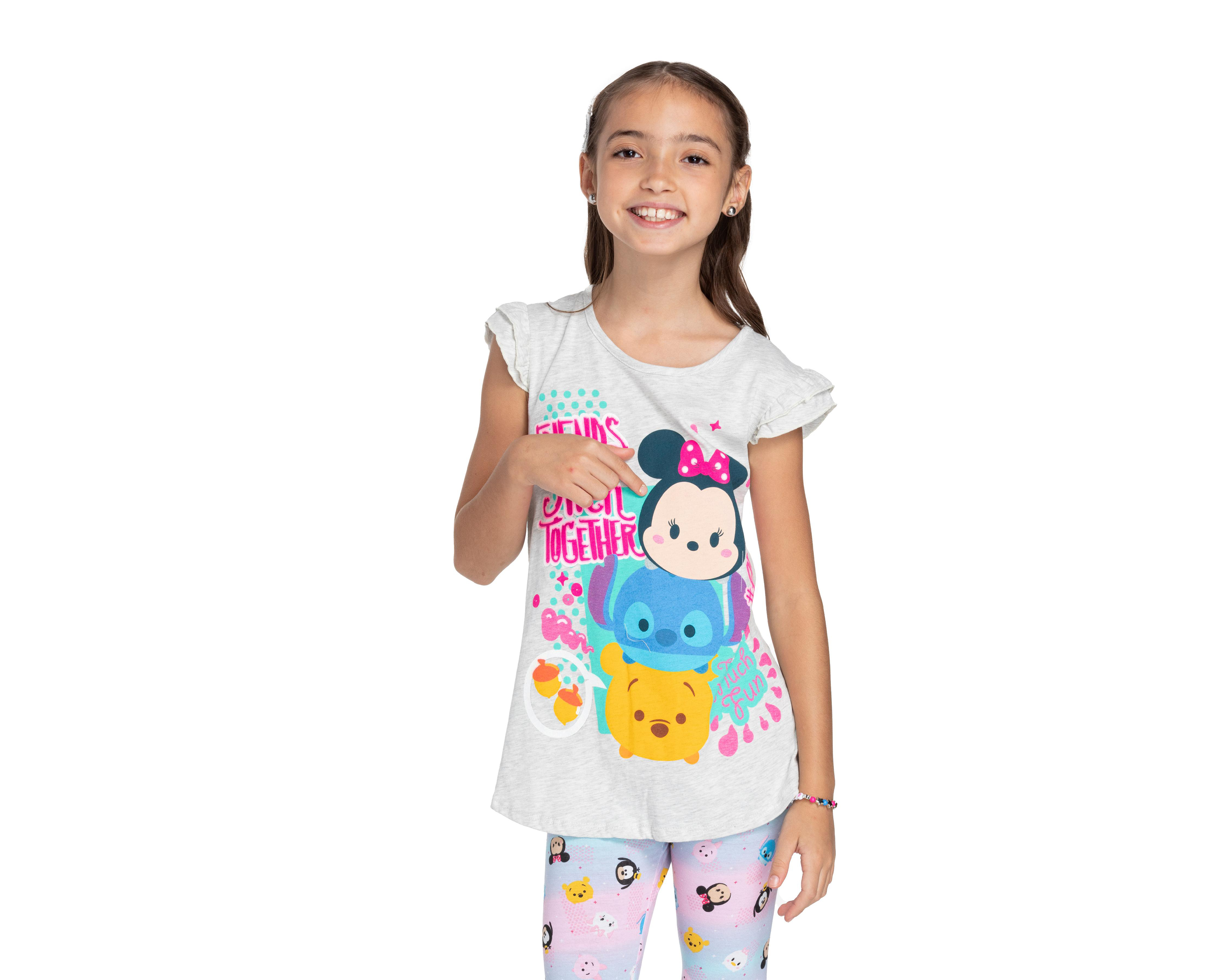 Foto 4 pulgar | Conjunto de Pantalón y Playera Disney Tsum Tsum para Niña