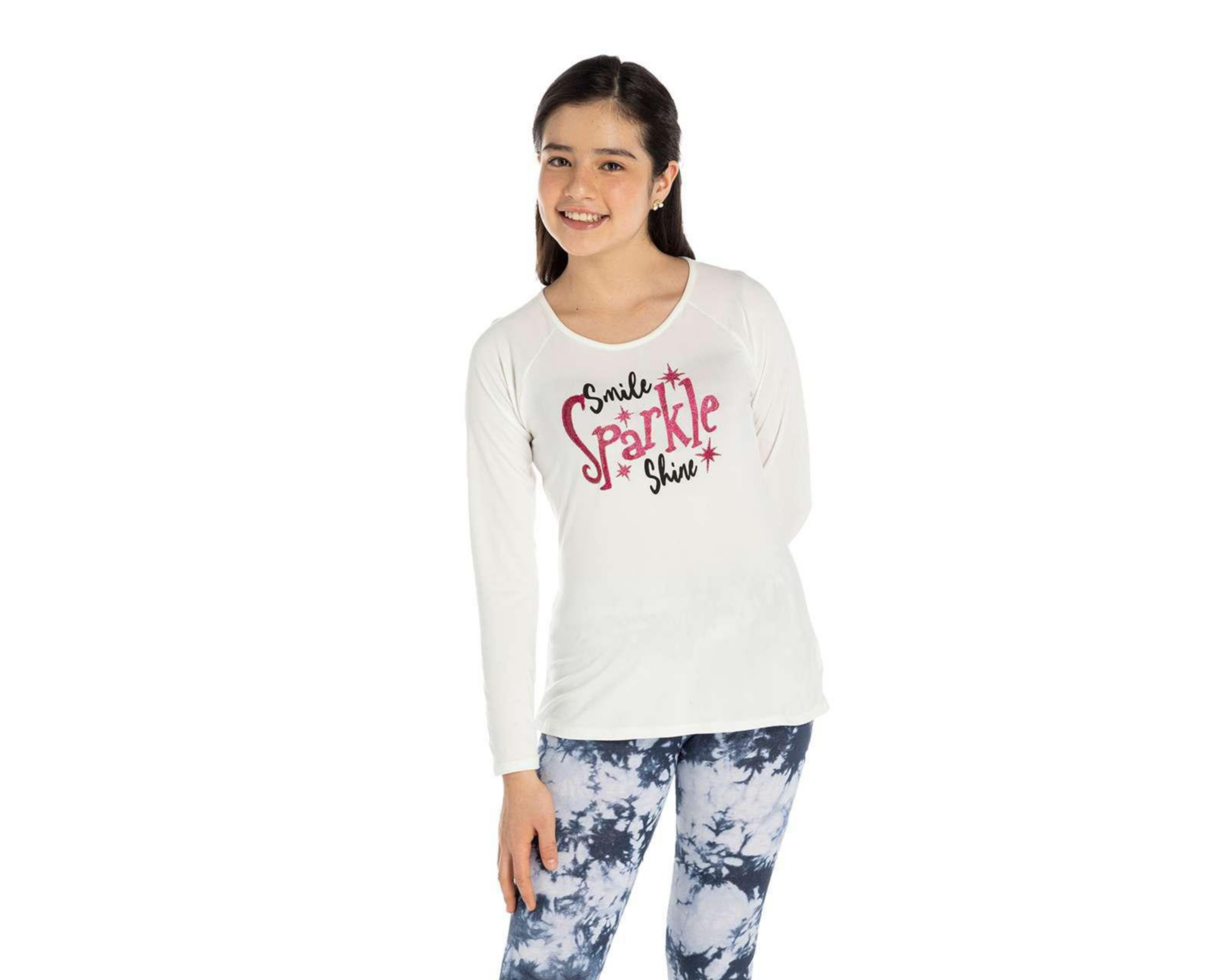 Playera y Chaleco Girls Attitude para Niña