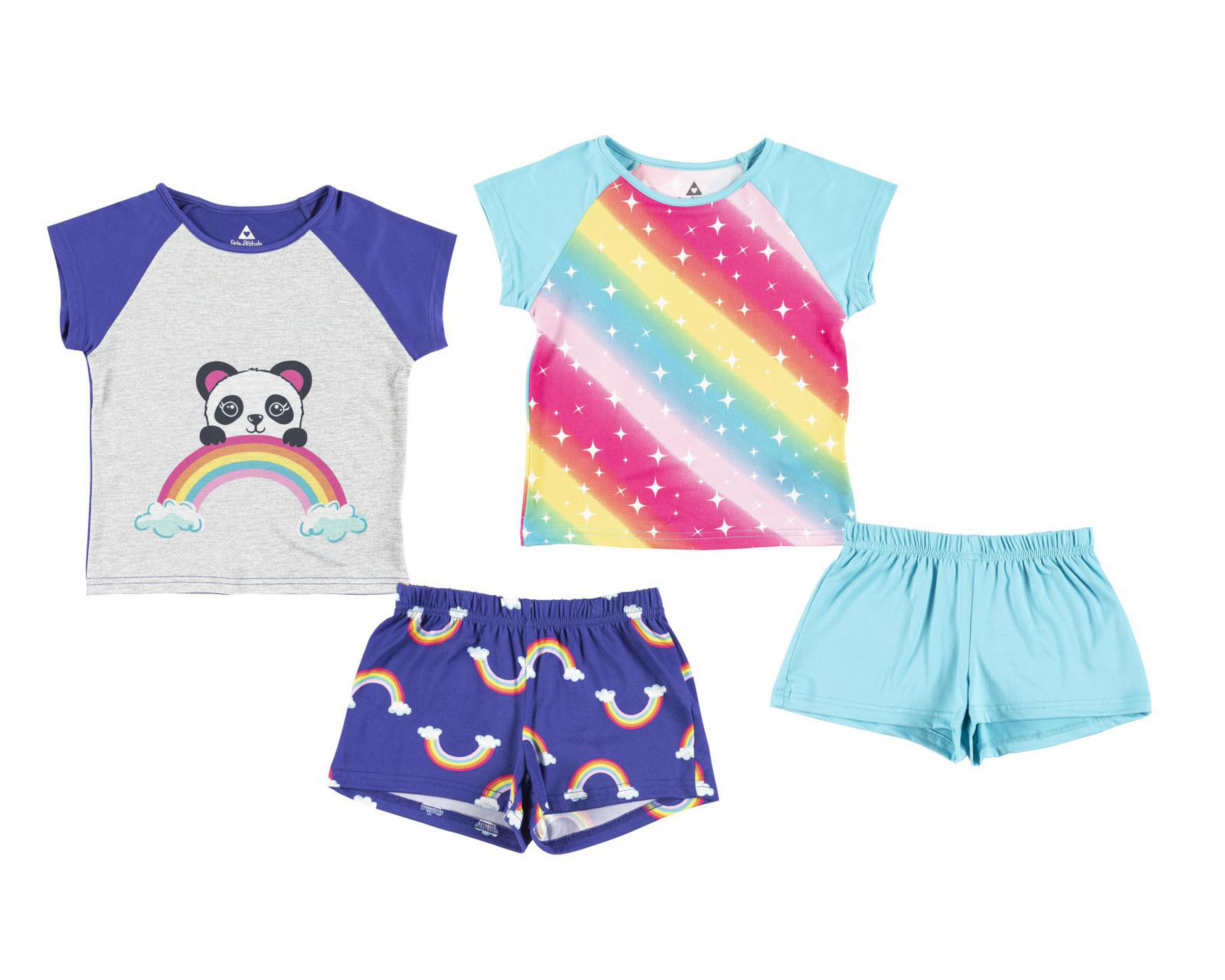 Pijama Girls Attitude para Niña 4 Piezas