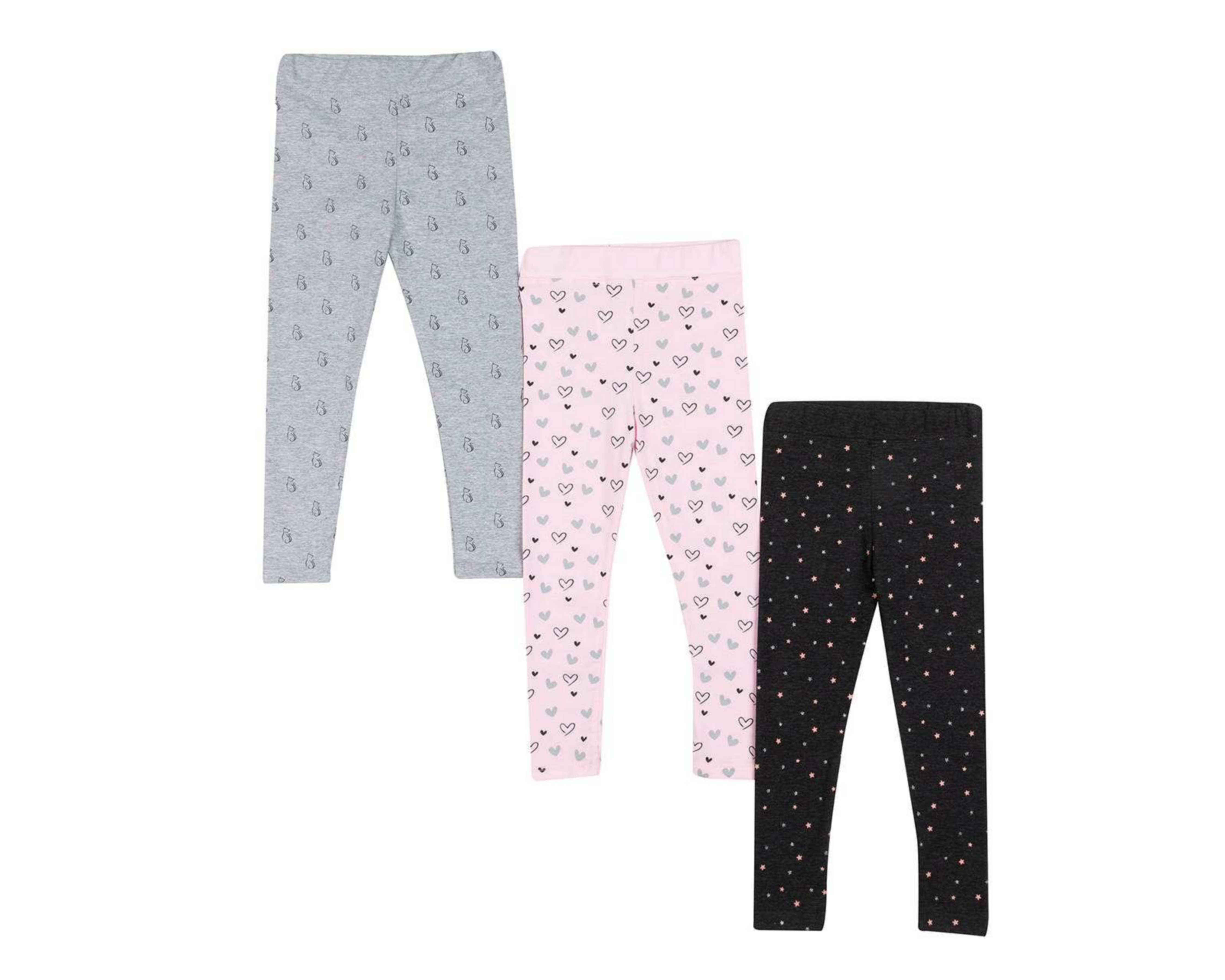 Leggings Girls Attitude para Niña 3 Piezas