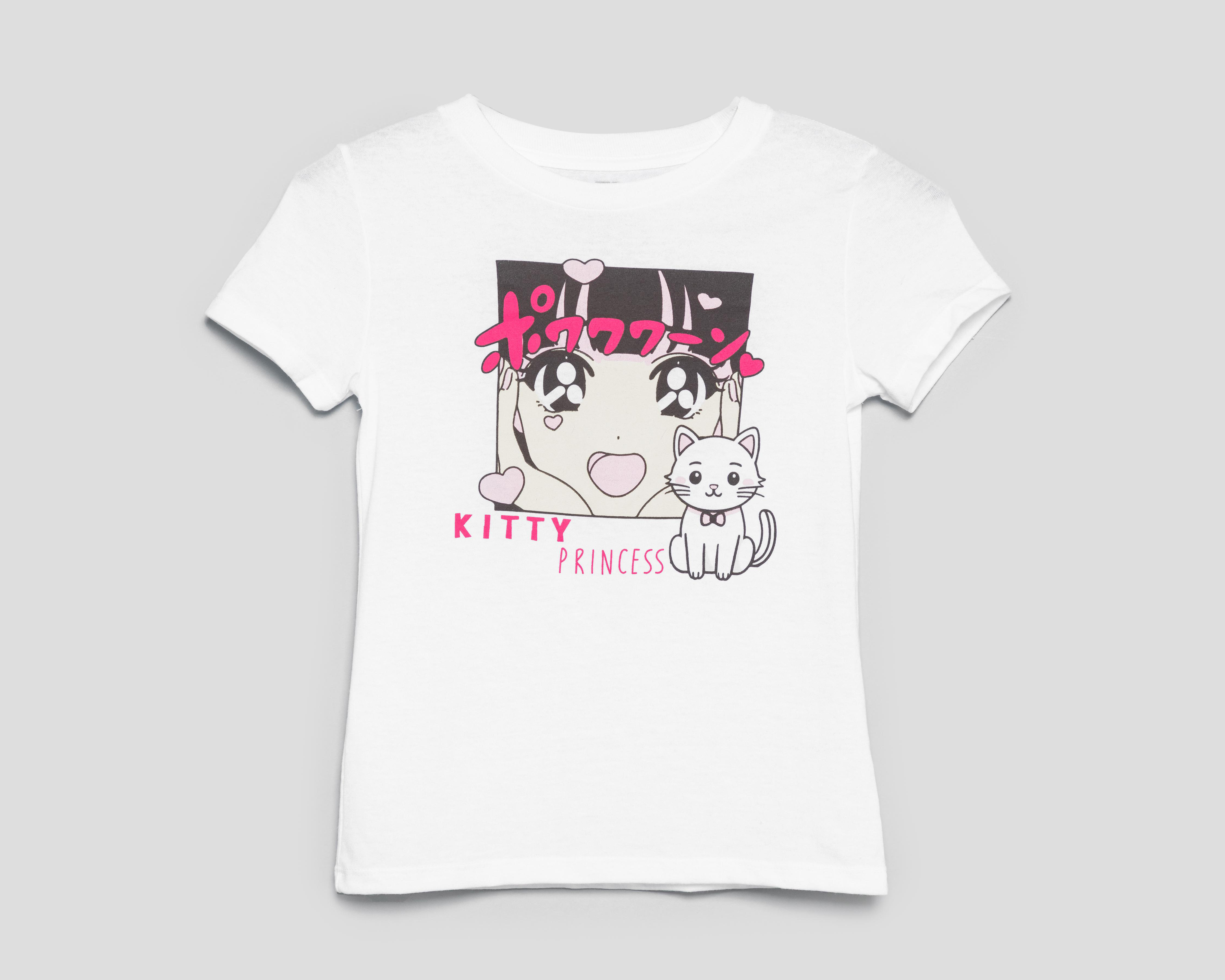 Playera de Cuello Redondo Blanco Action Gear para Niña