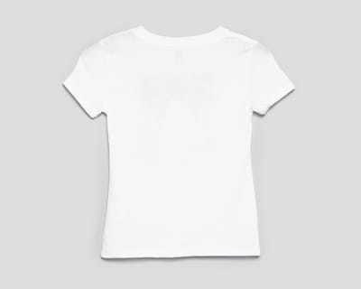 Foto 2 | Playera de Cuello Redondo Blanco Action Gear para Niña
