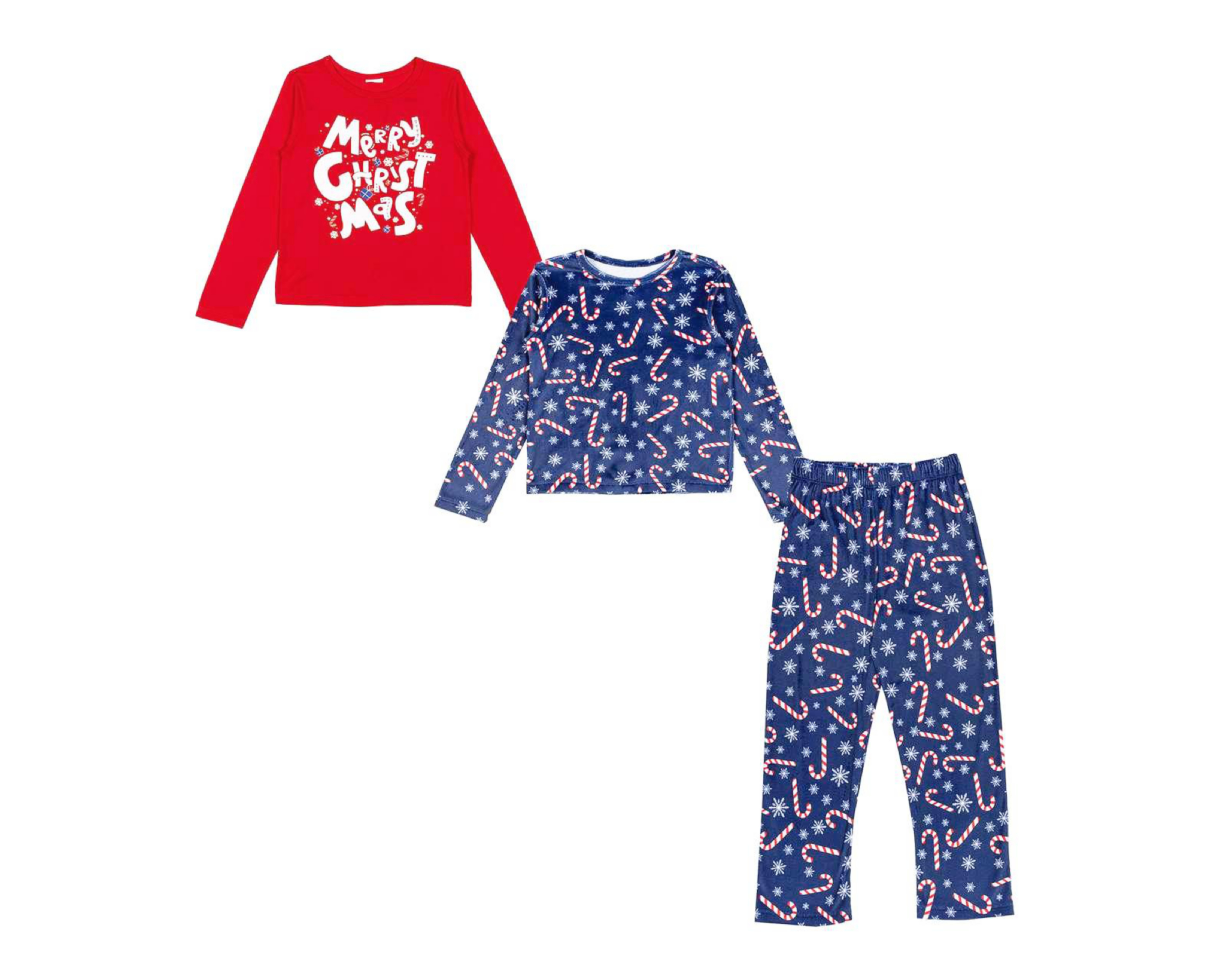 Foto 2 pulgar | Pijama Navideña Familia para Niña 3 Piezas