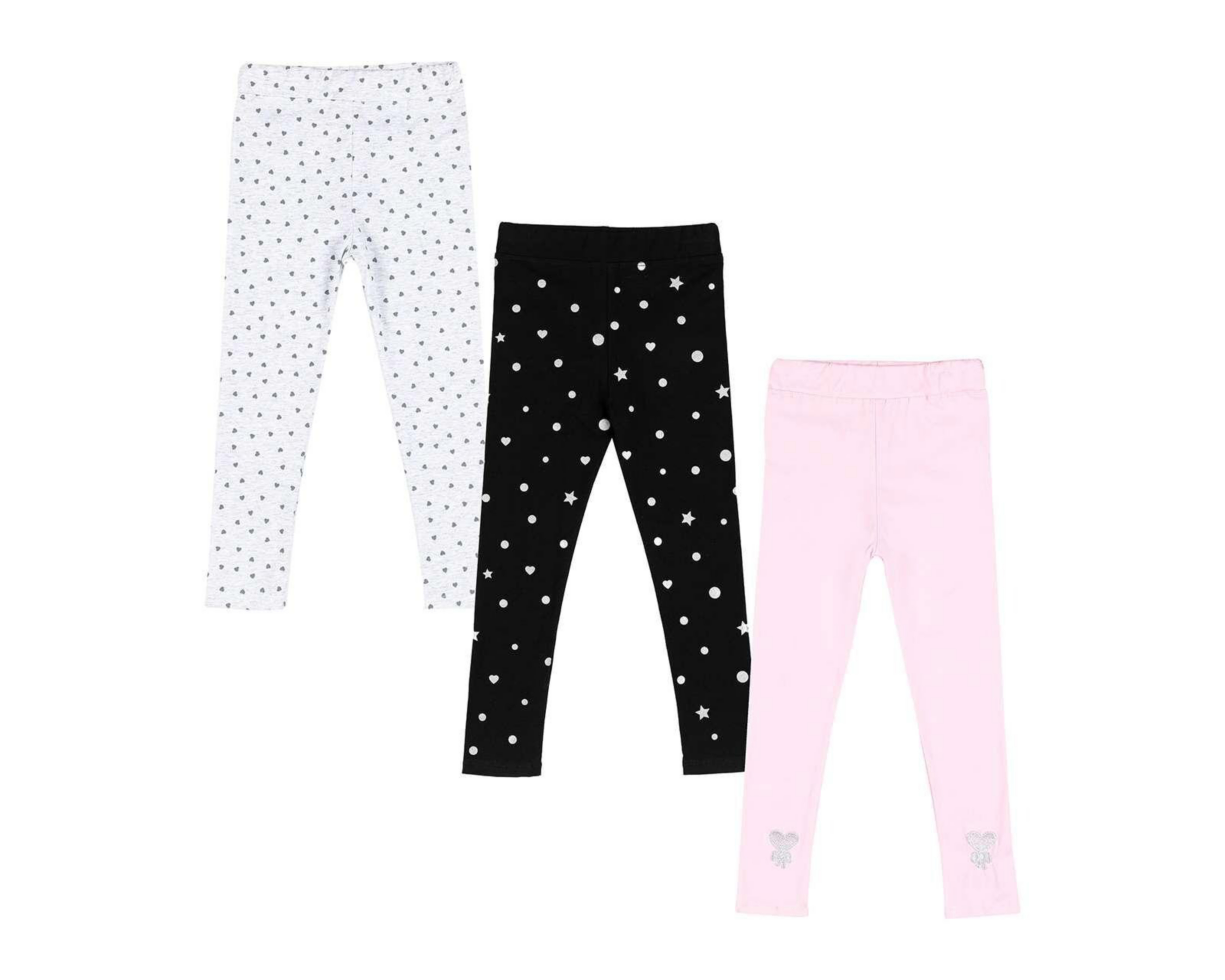 Leggings Girls Attitude para Niña 3 Piezas
