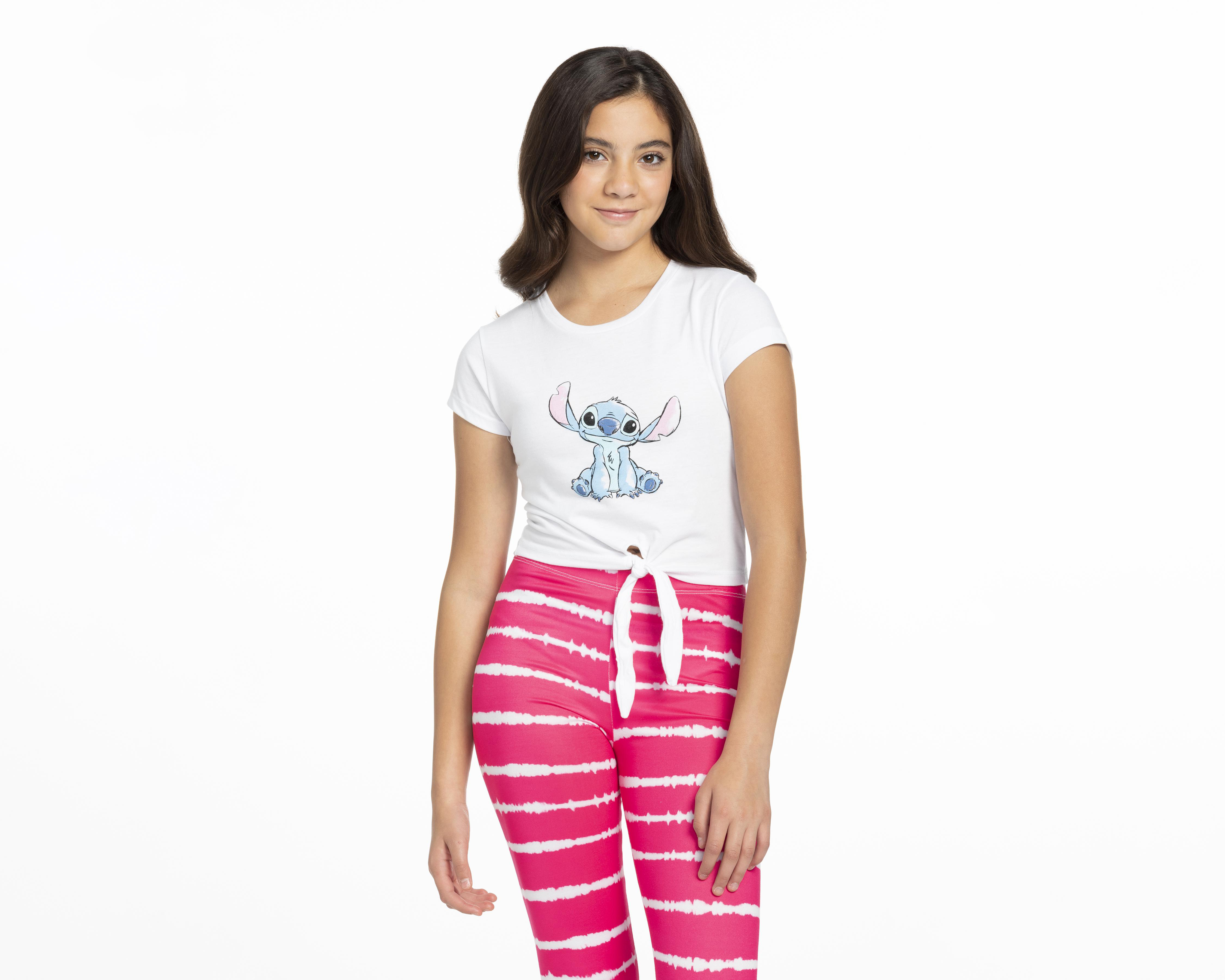 Foto 2 pulgar | Playera Disney Lilo & Stitch Juvenil