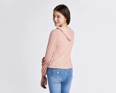 Foto 2 | Sudadera Girls Attitude con Gorro Juvenil