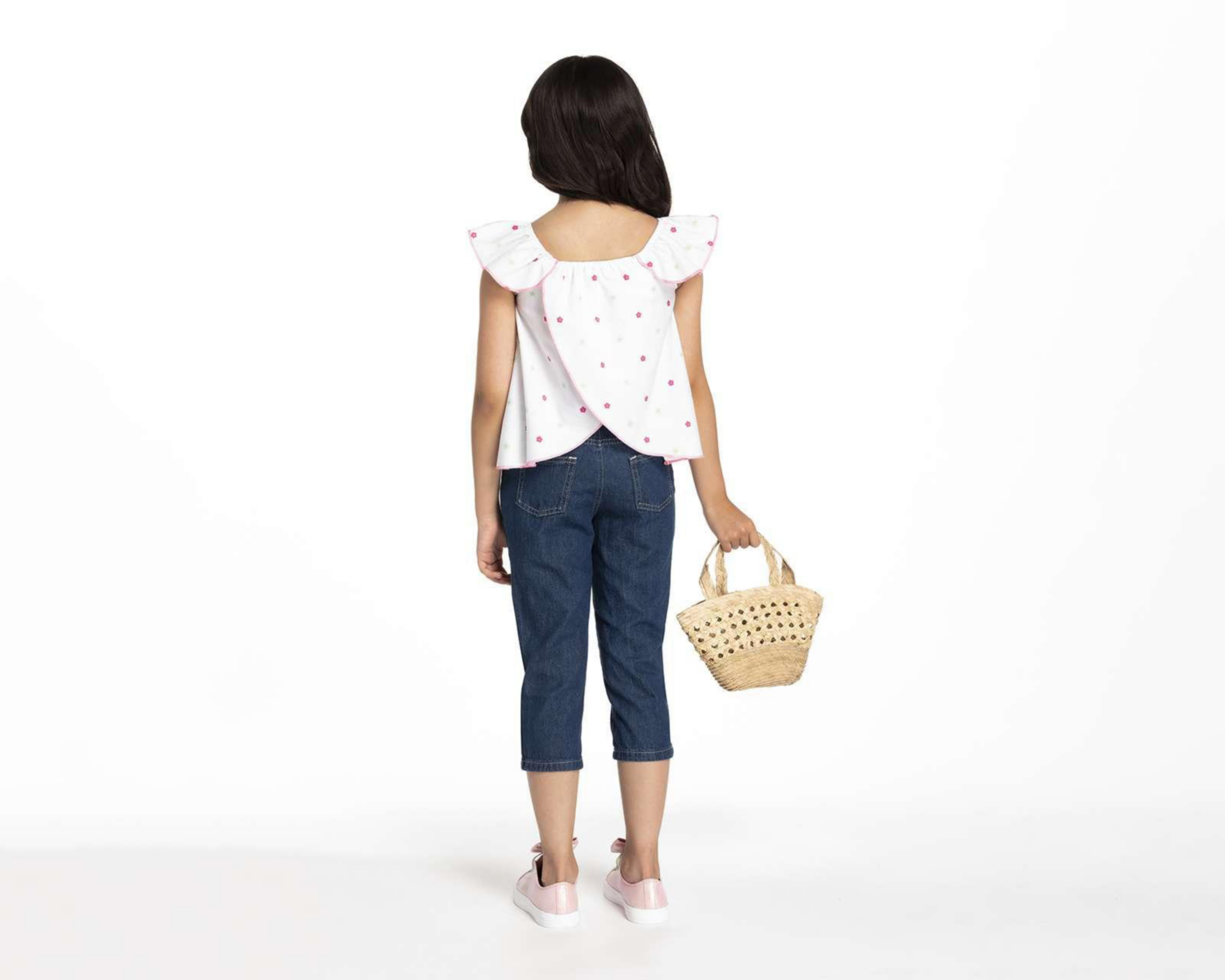 Foto 4 pulgar | Conjunto con Pantalón Chague para Niña 3 Piezas