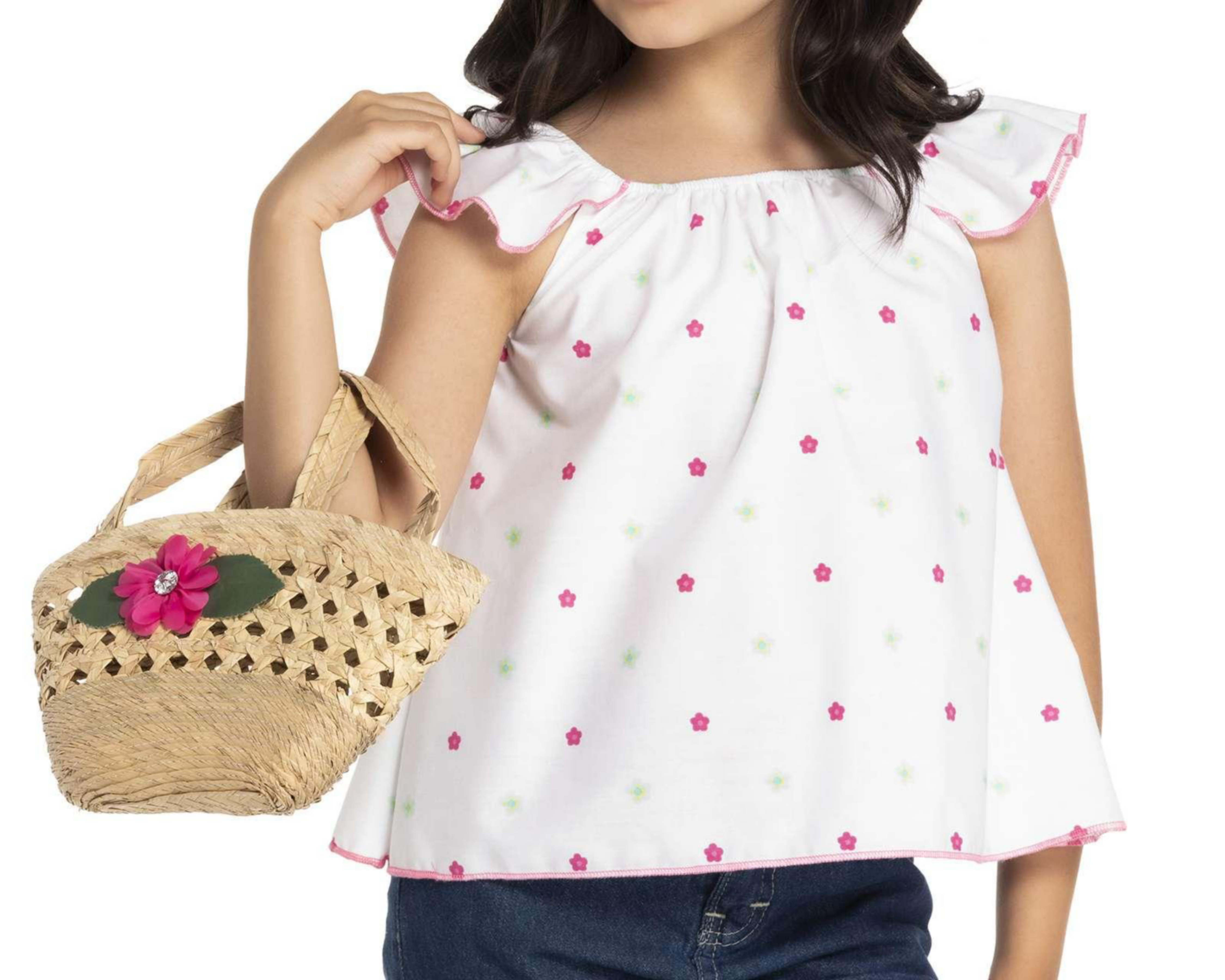 Foto 5 pulgar | Conjunto con Pantalón Chague para Niña 3 Piezas