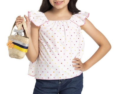 Foto 4 | Conjunto con Pantalón Chague para Niña 3 Piezas