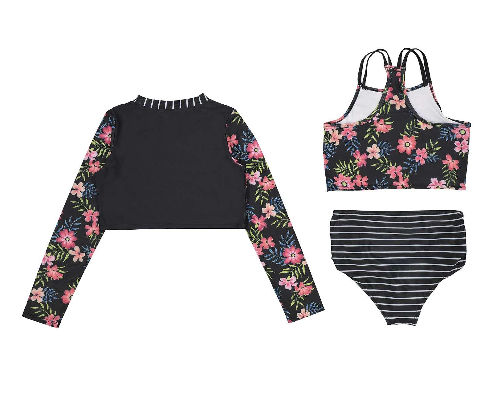 Foto 3 pulgar | Traje de Baño Rio Beach con Estampado Floral Juvenil