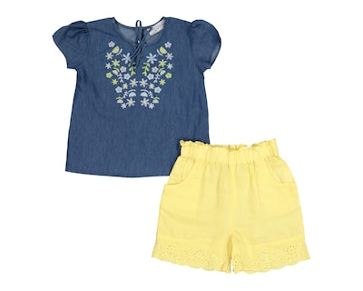 Foto 1 | Conjunto con Short Refill para Niña 2 Piezas