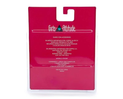 Foto 2 | Libreta con Accesorios Girls Attitude 3 Piezas