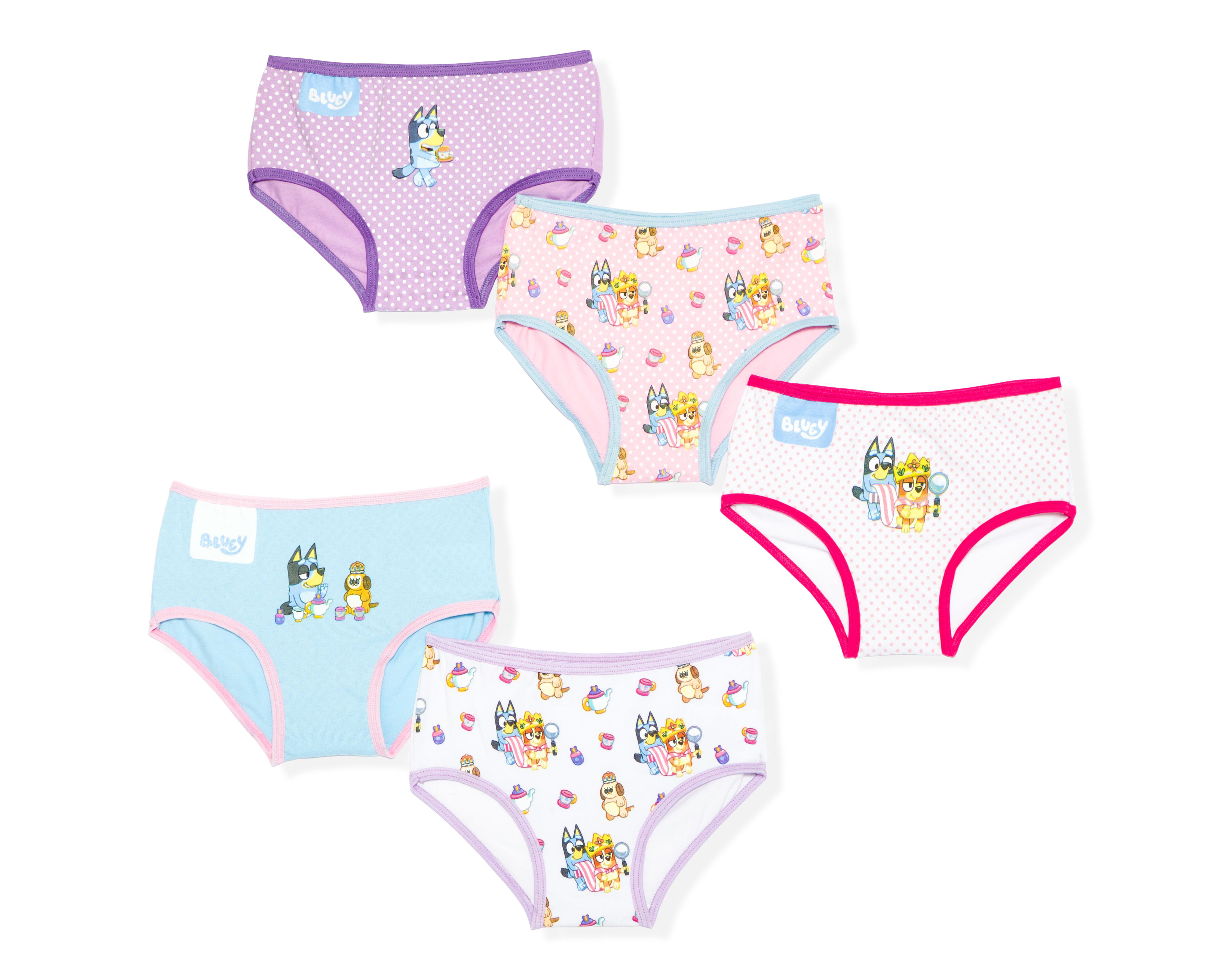 Pantaletas Bluey para Niña 5 Piezas