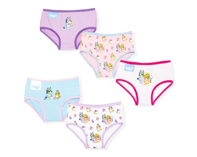 Foto 1 | Pantaletas Bluey para Niña 5 Piezas