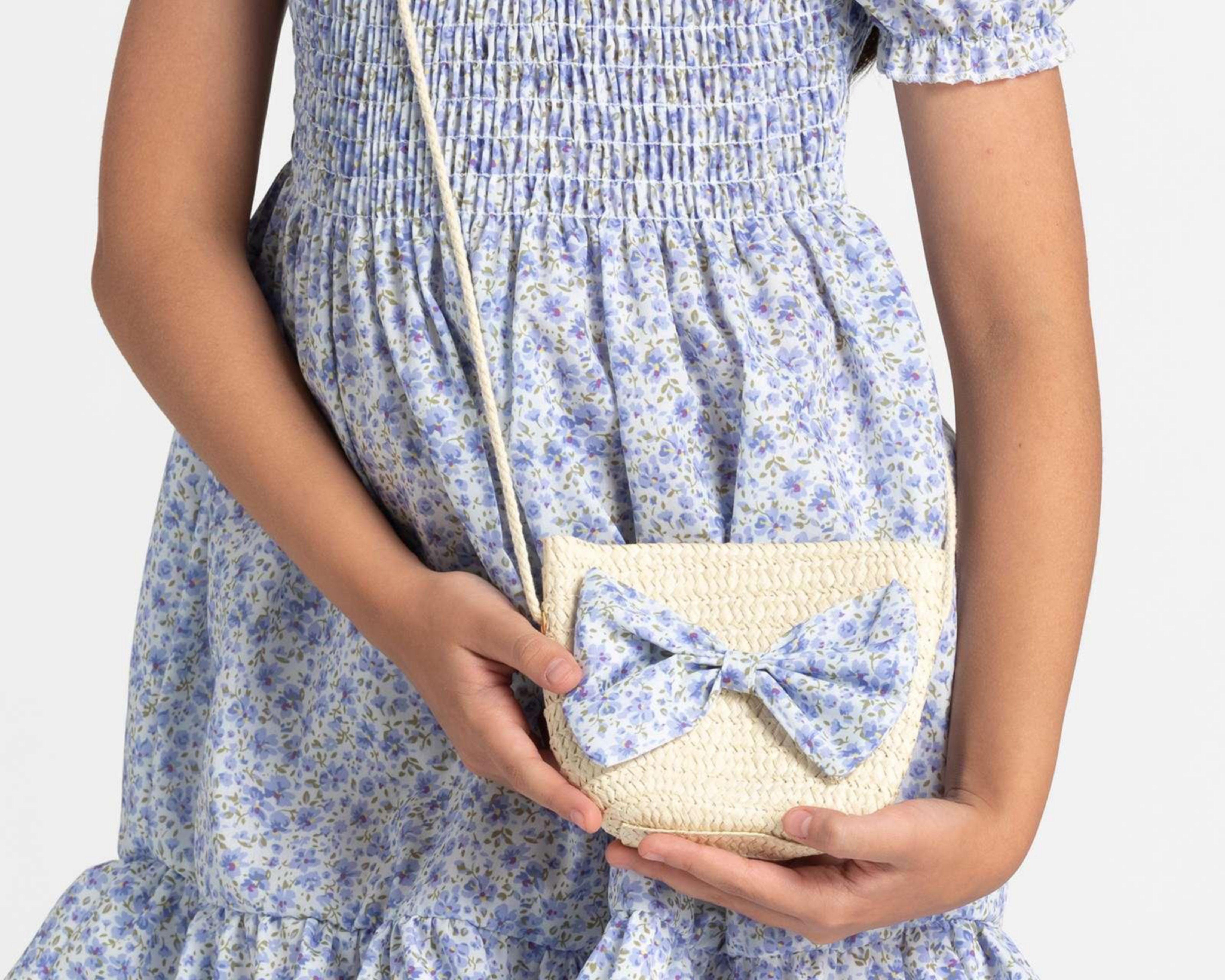 Foto 4 | Vestido Azul Refill para Niña con Bolsa