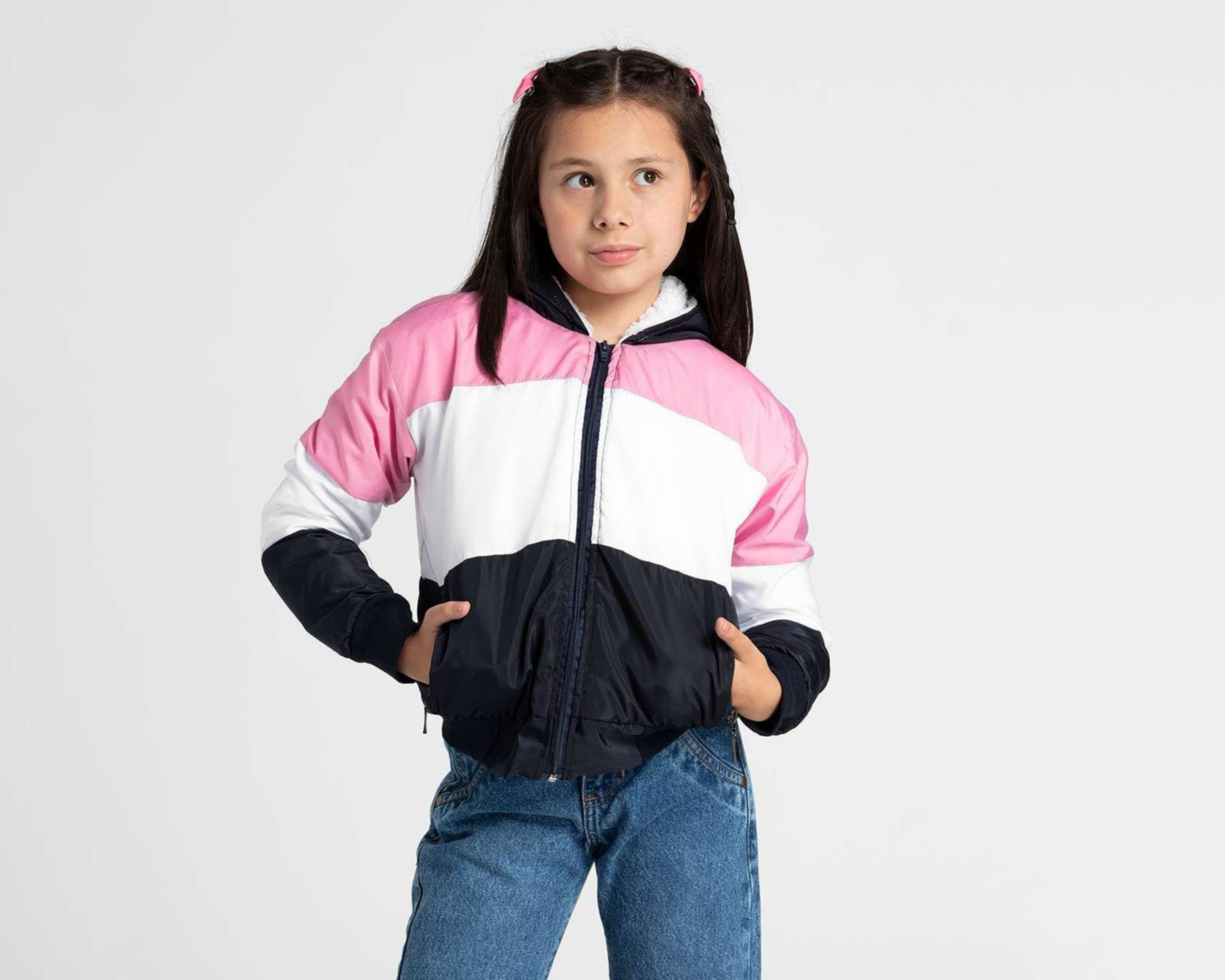 Foto 1 | Chamarra Dory con Gorro para Niña