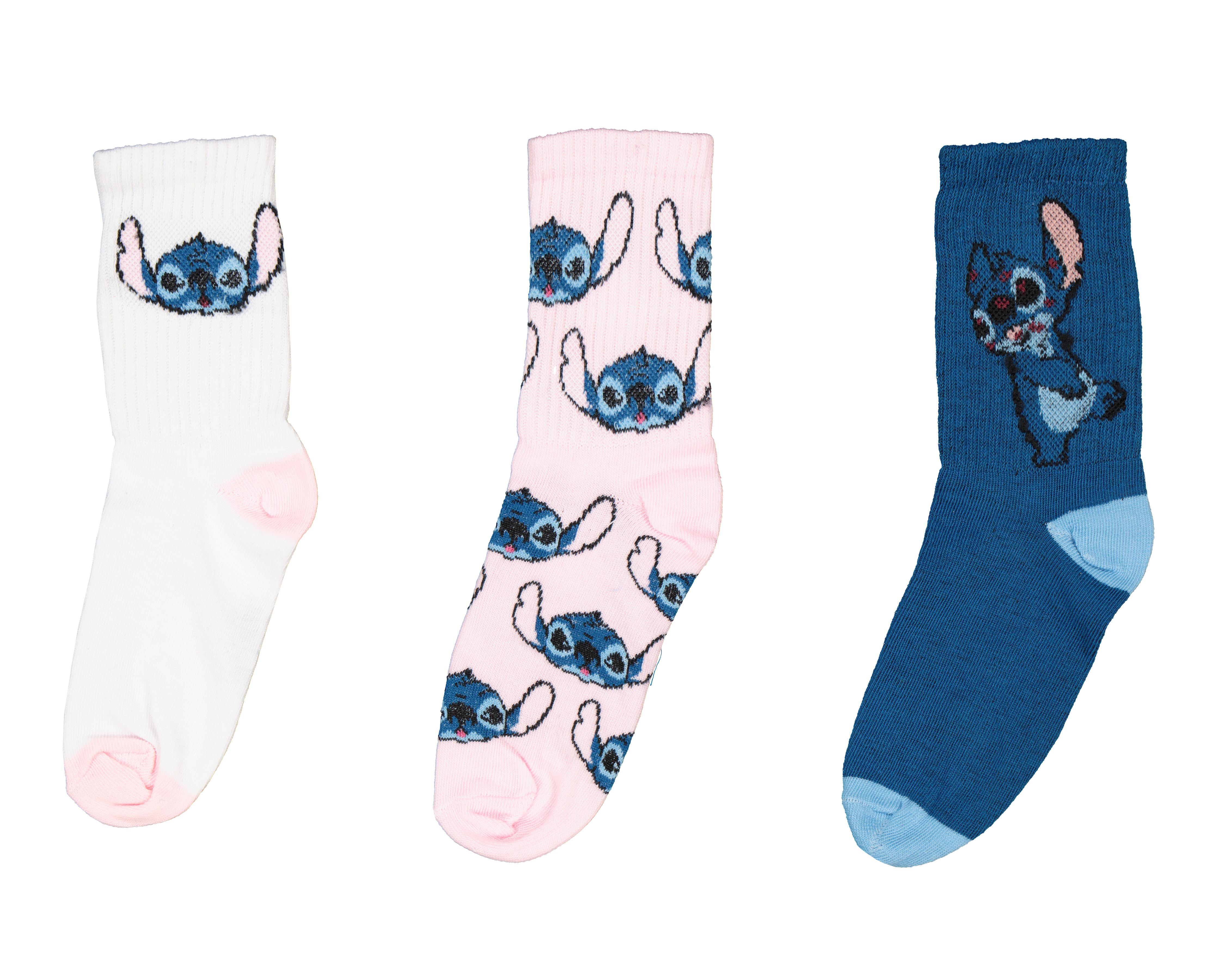 Calcetas Largas Disney Lilo & Stitch para Niña 3 Pares