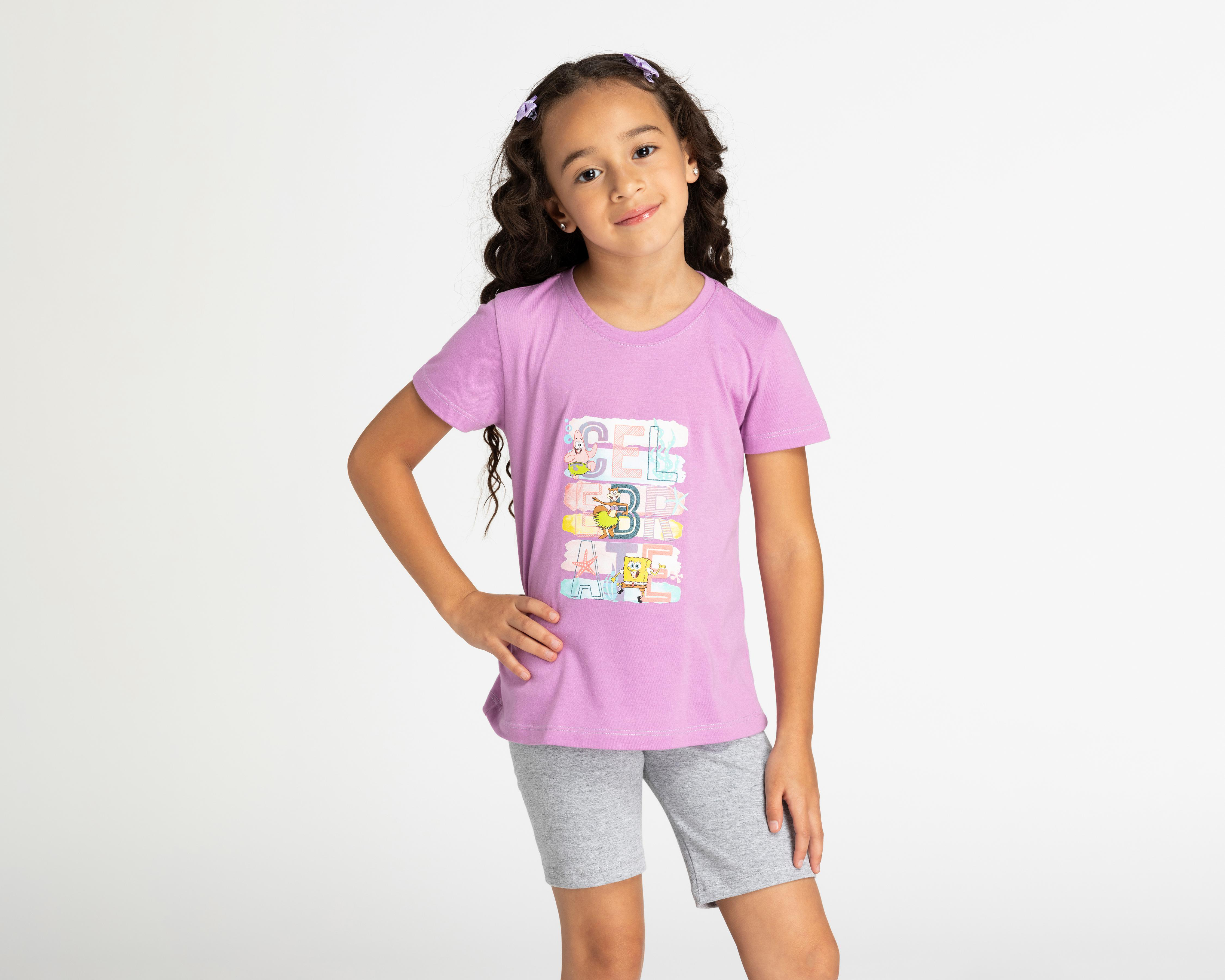 Playera Bob Esponja por Refill Juvenil 2 Piezas