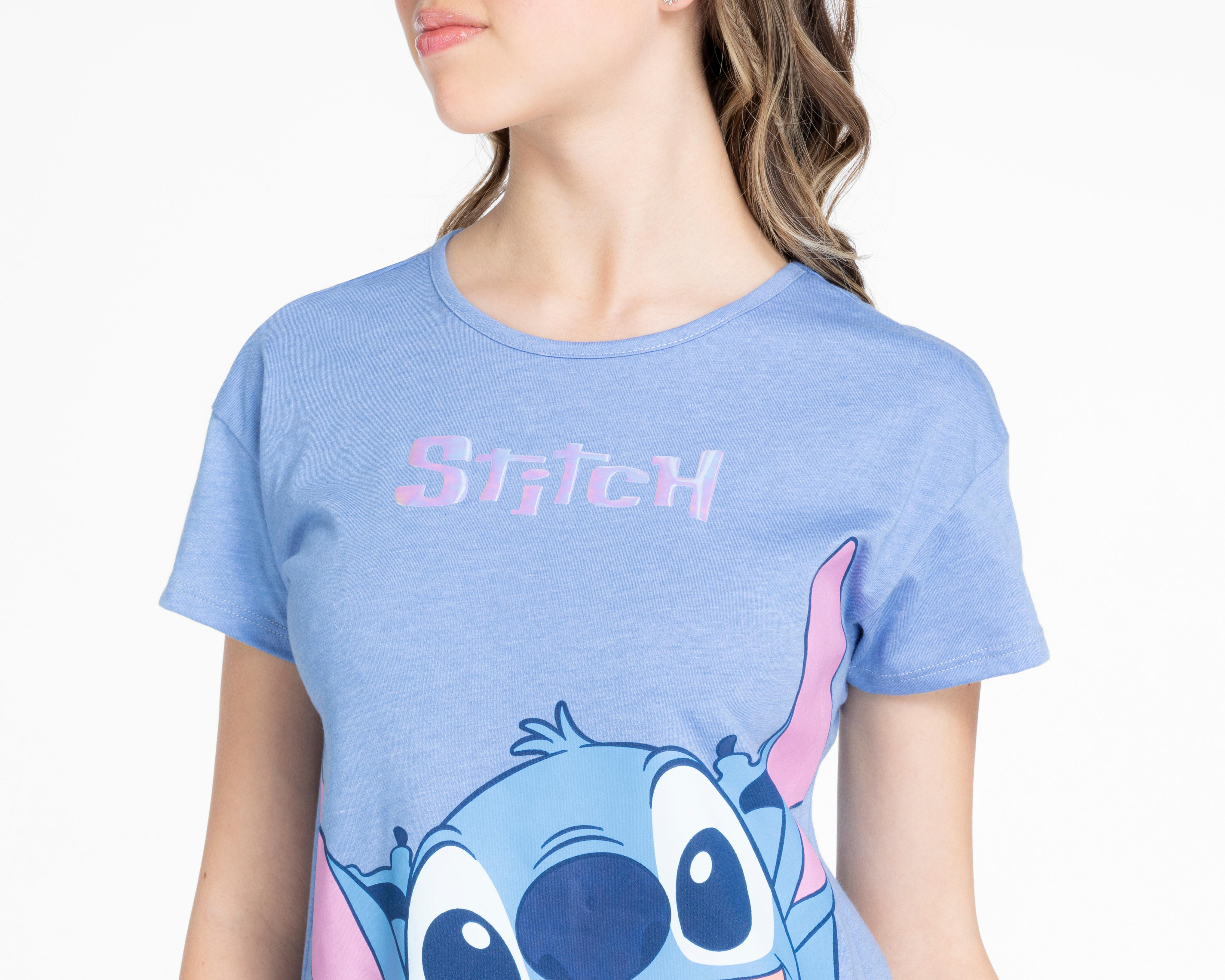 Foto 4 pulgar | Playera Disney Lilo & Stitch Juvenil