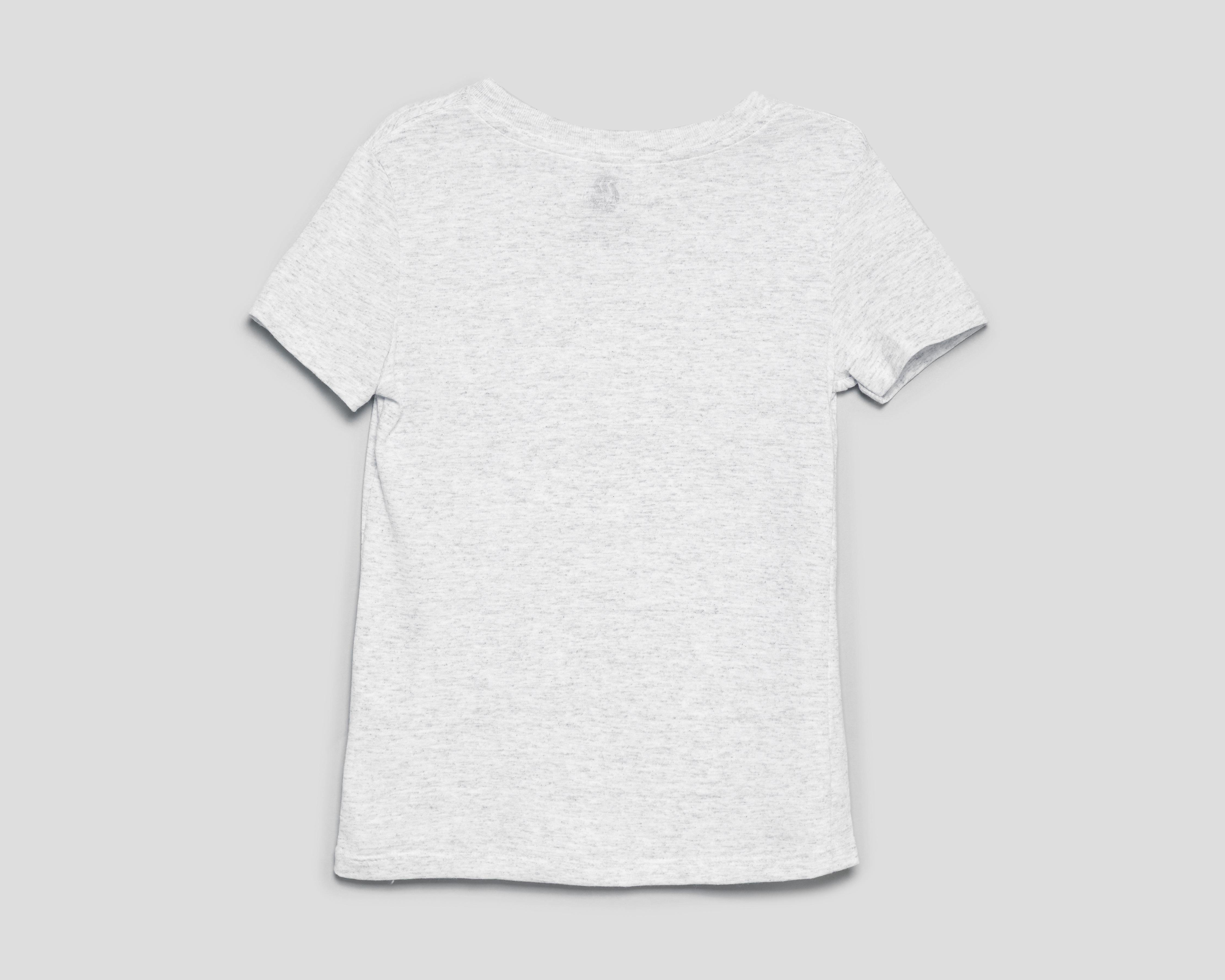 Foto 2 | Playera de Cuello Redondo Gris Action Gear para Niña