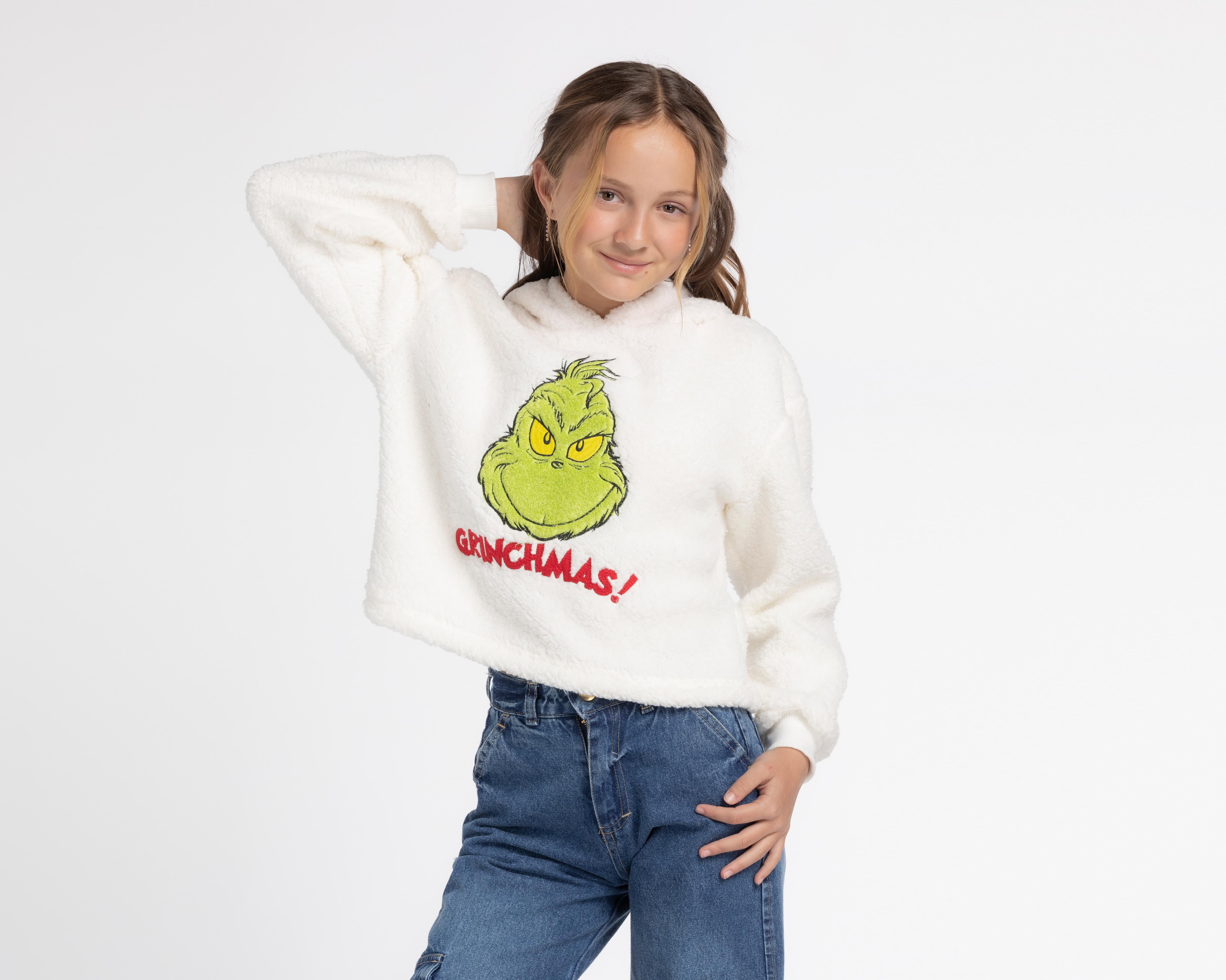 Foto 2 pulgar | Sudadera Dr. Seuss Grinch con Gorro Juvenil