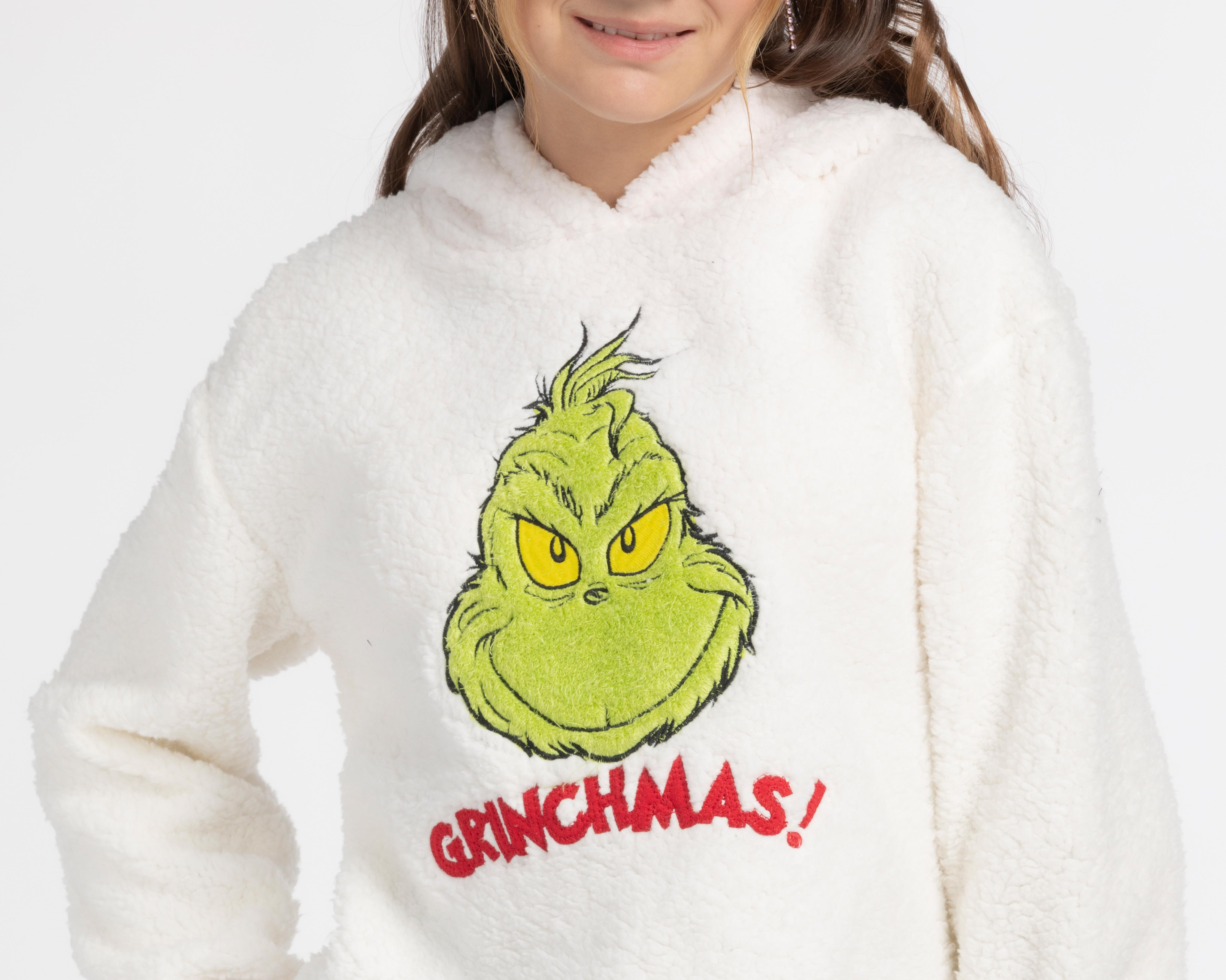 Foto 4 pulgar | Sudadera Dr. Seuss Grinch con Gorro Juvenil