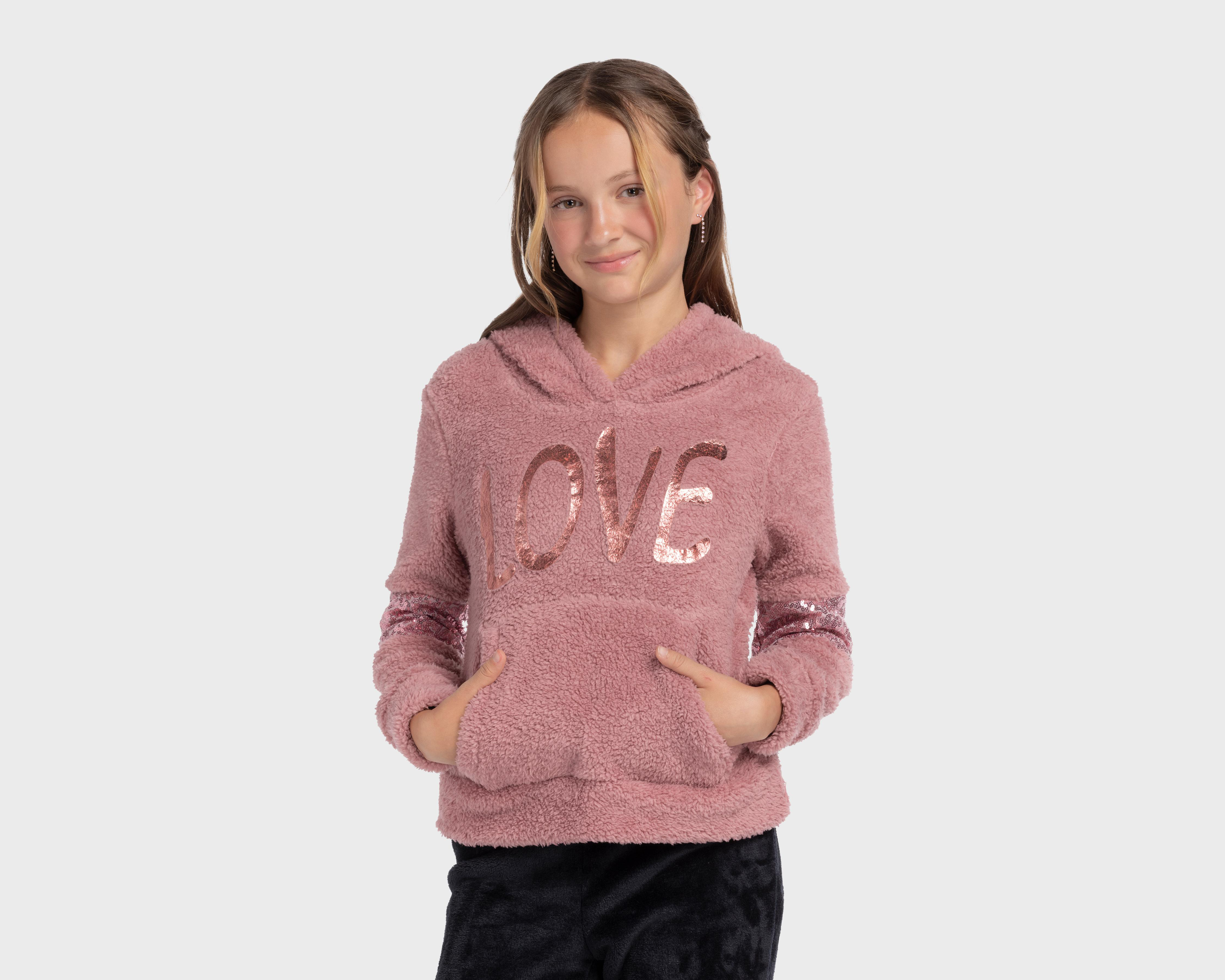 Foto 4 pulgar | Pants y Sudadera Girls Attitude Juvenil