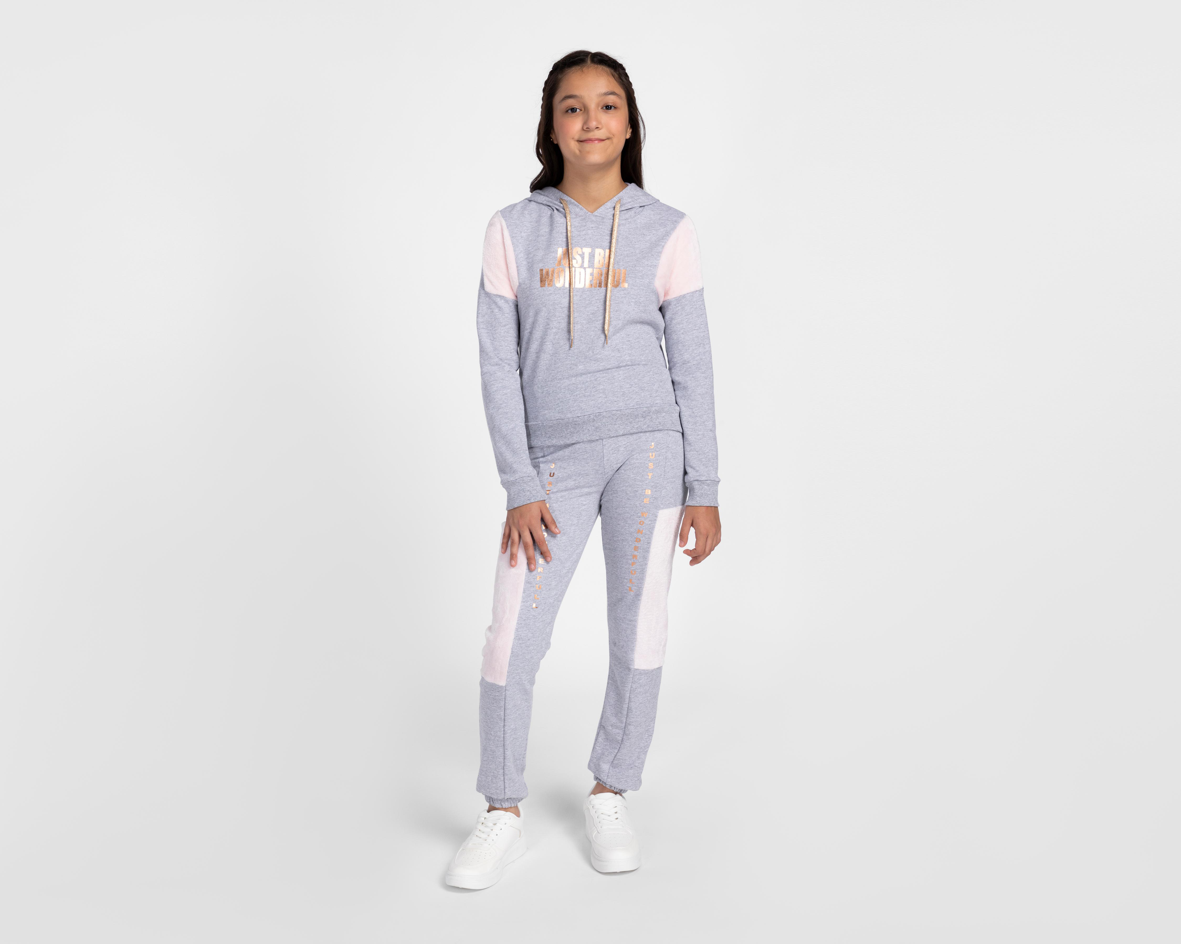 Foto 2 pulgar | Pants y Sudadera Girls Attitude Juvenil