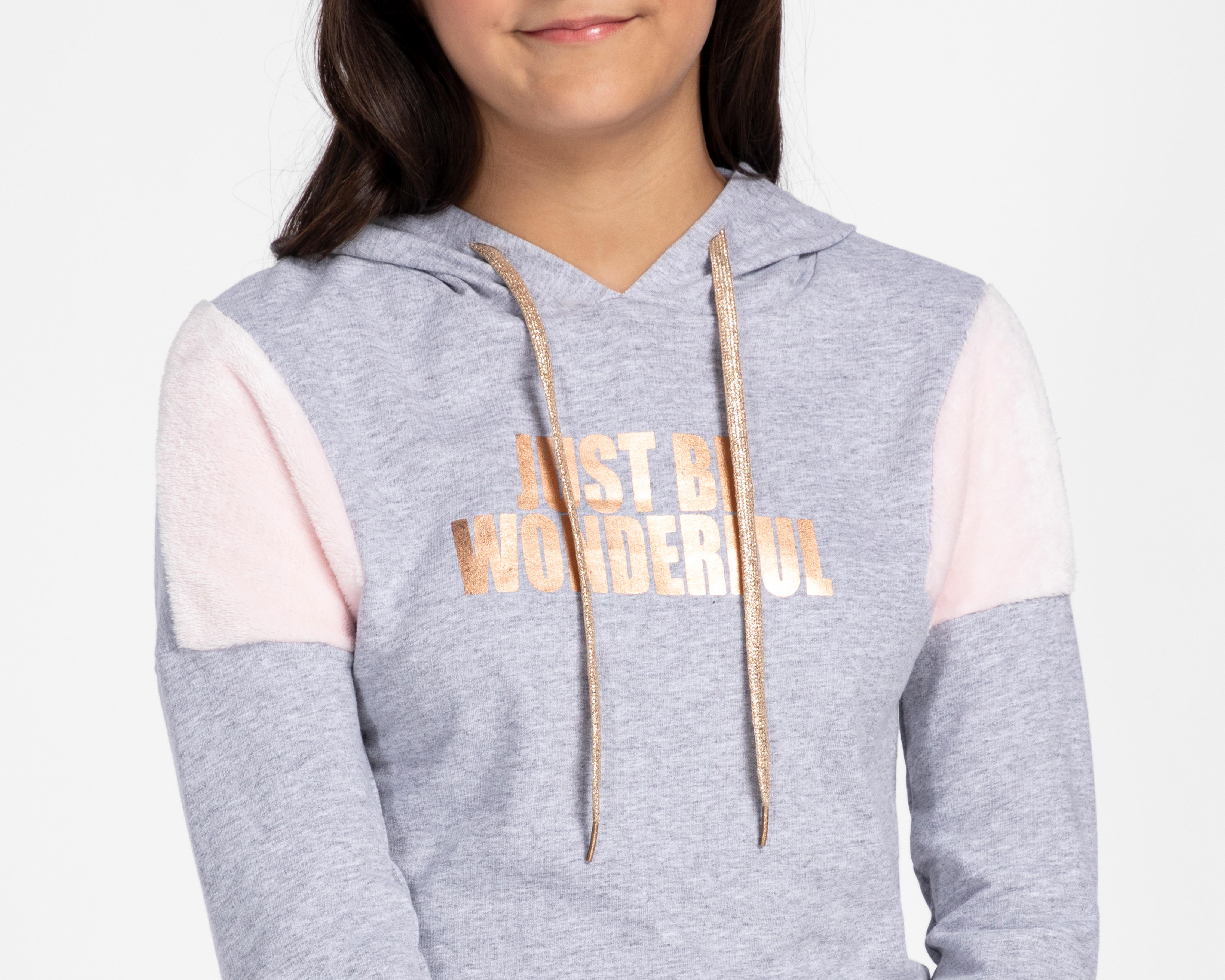 Foto 4 pulgar | Pants y Sudadera Girls Attitude Juvenil