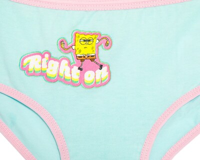 Foto 3 | Pantaletas Bob Esponja para Niña 5 Piezas