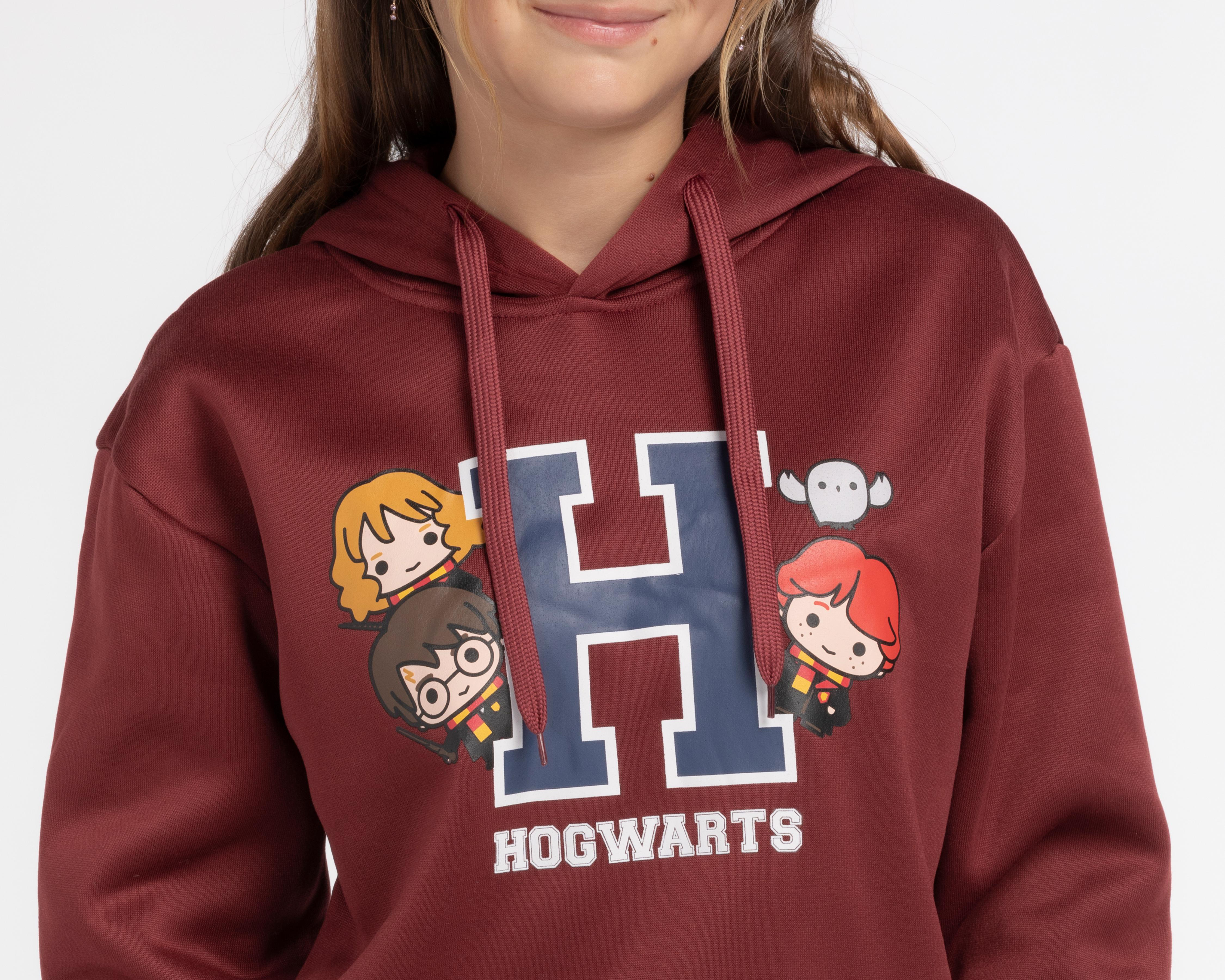 Foto 4 pulgar | Sudadera Harry Potter con Gorro Juvenil