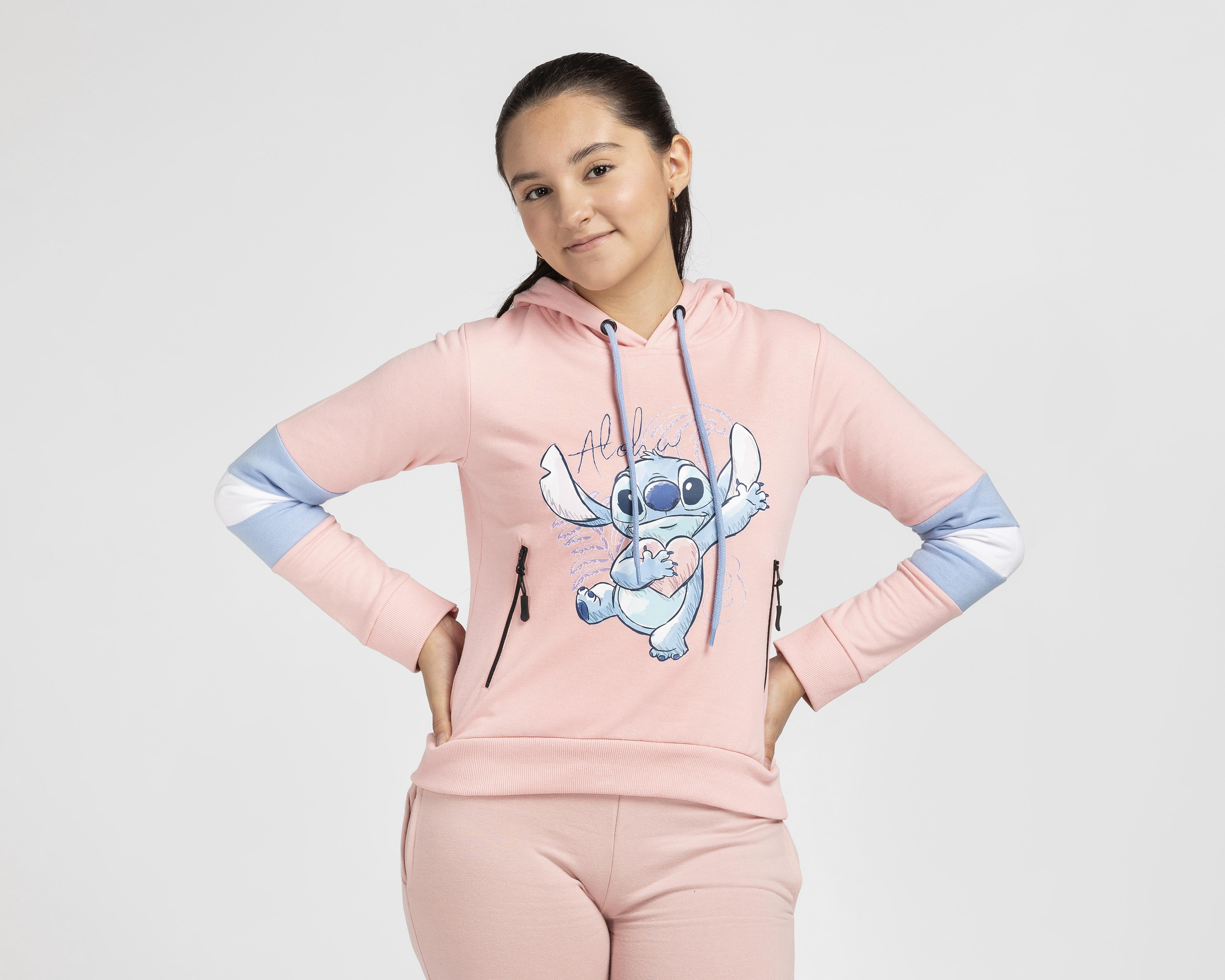 Foto 2 pulgar | Sudadera Disney Lilo & Stitch Juvenil