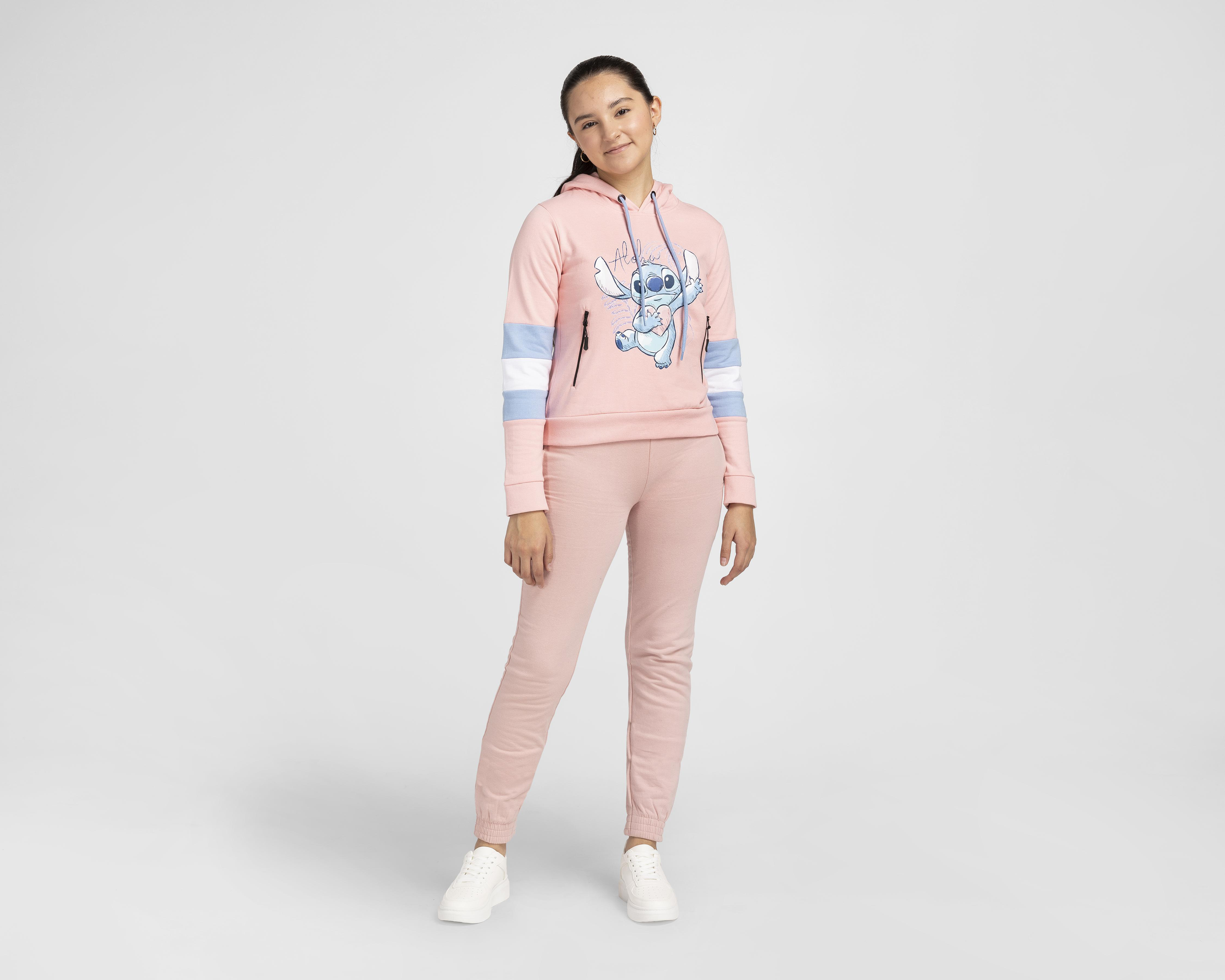 Foto 4 pulgar | Sudadera Disney Lilo & Stitch Juvenil