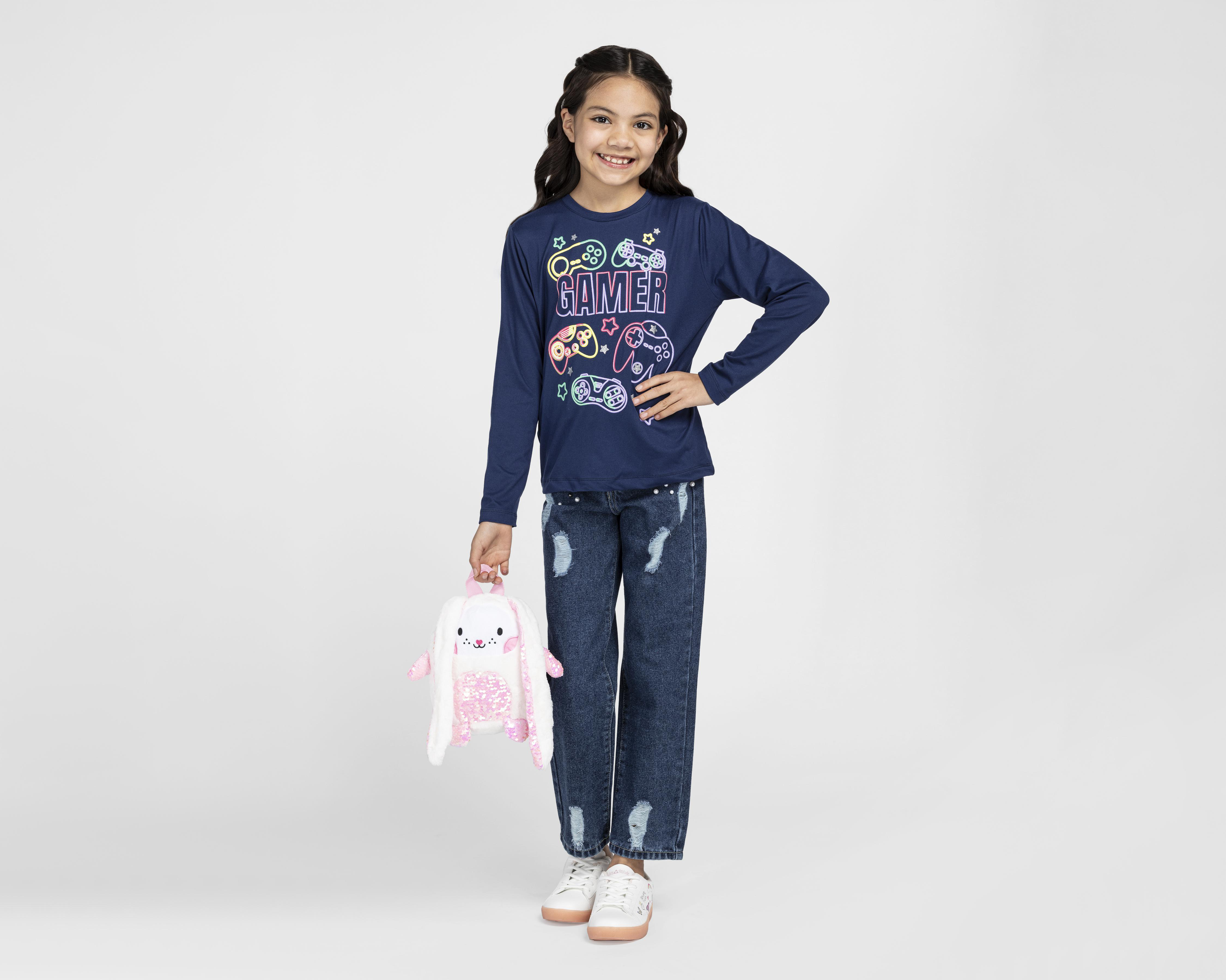 Foto 4 | Playera Girls Attitude para Niña 2 Piezas
