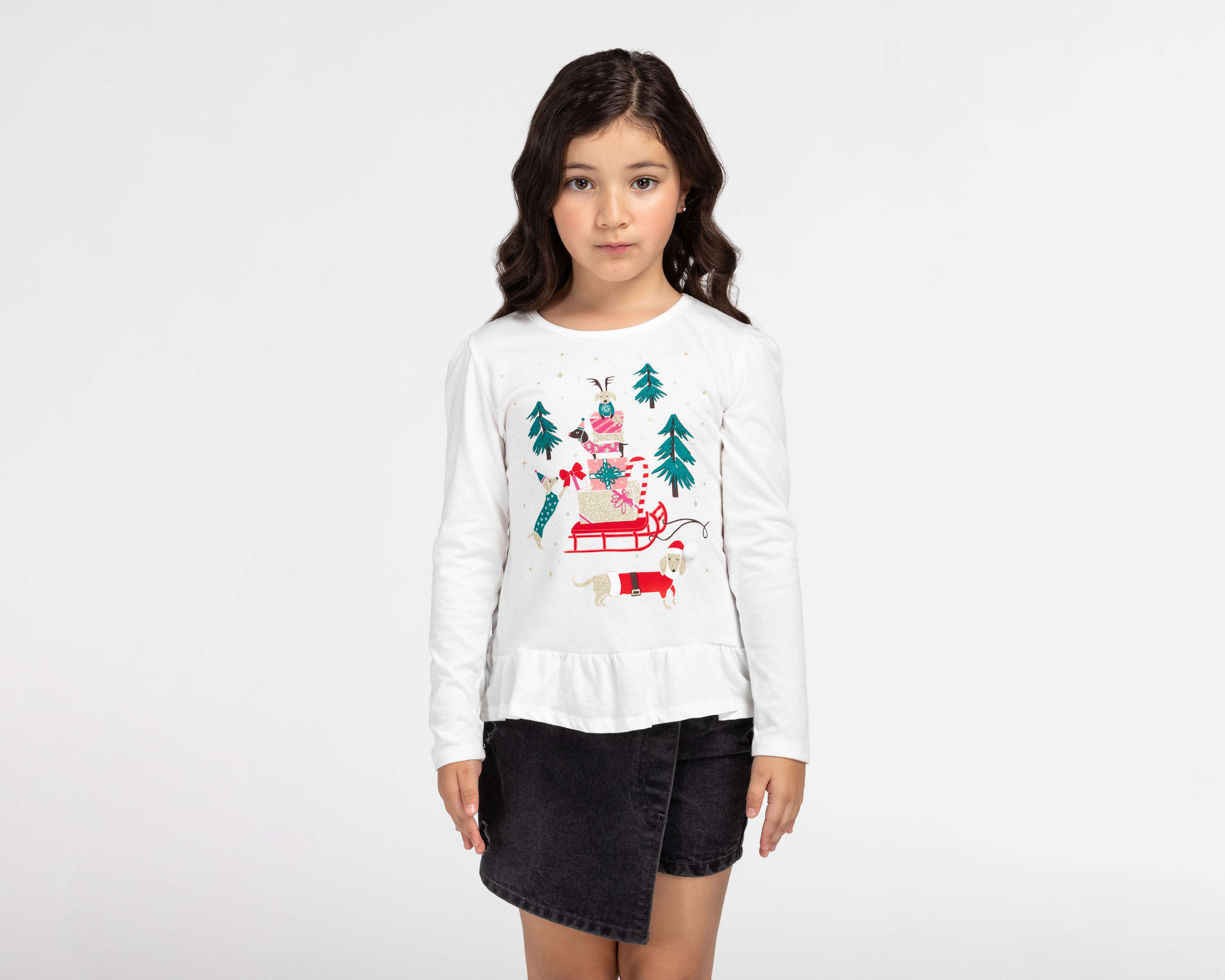 Blusa Navideña Refill para Niña