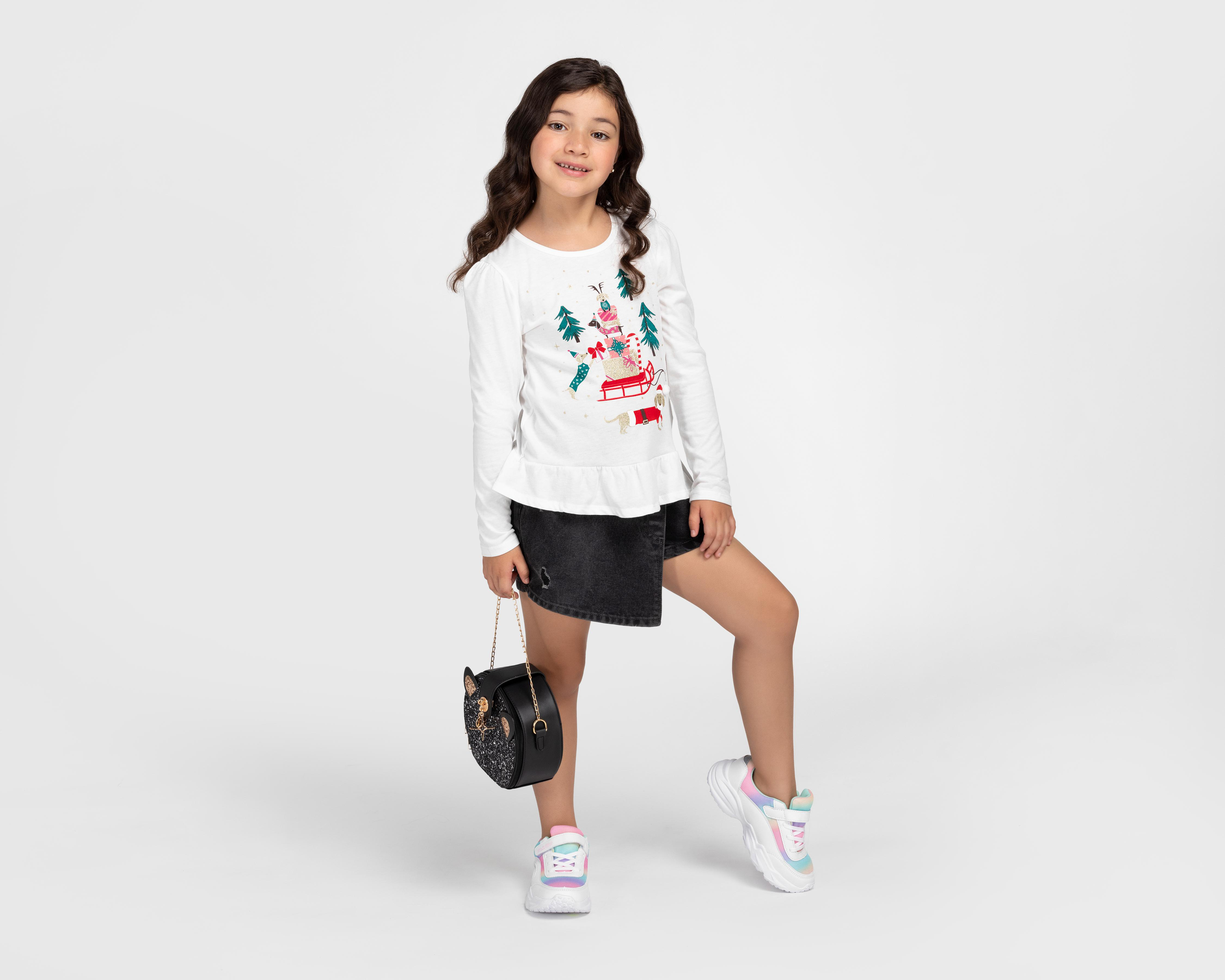 Foto 4 pulgar | Blusa Navideña Refill para Niña