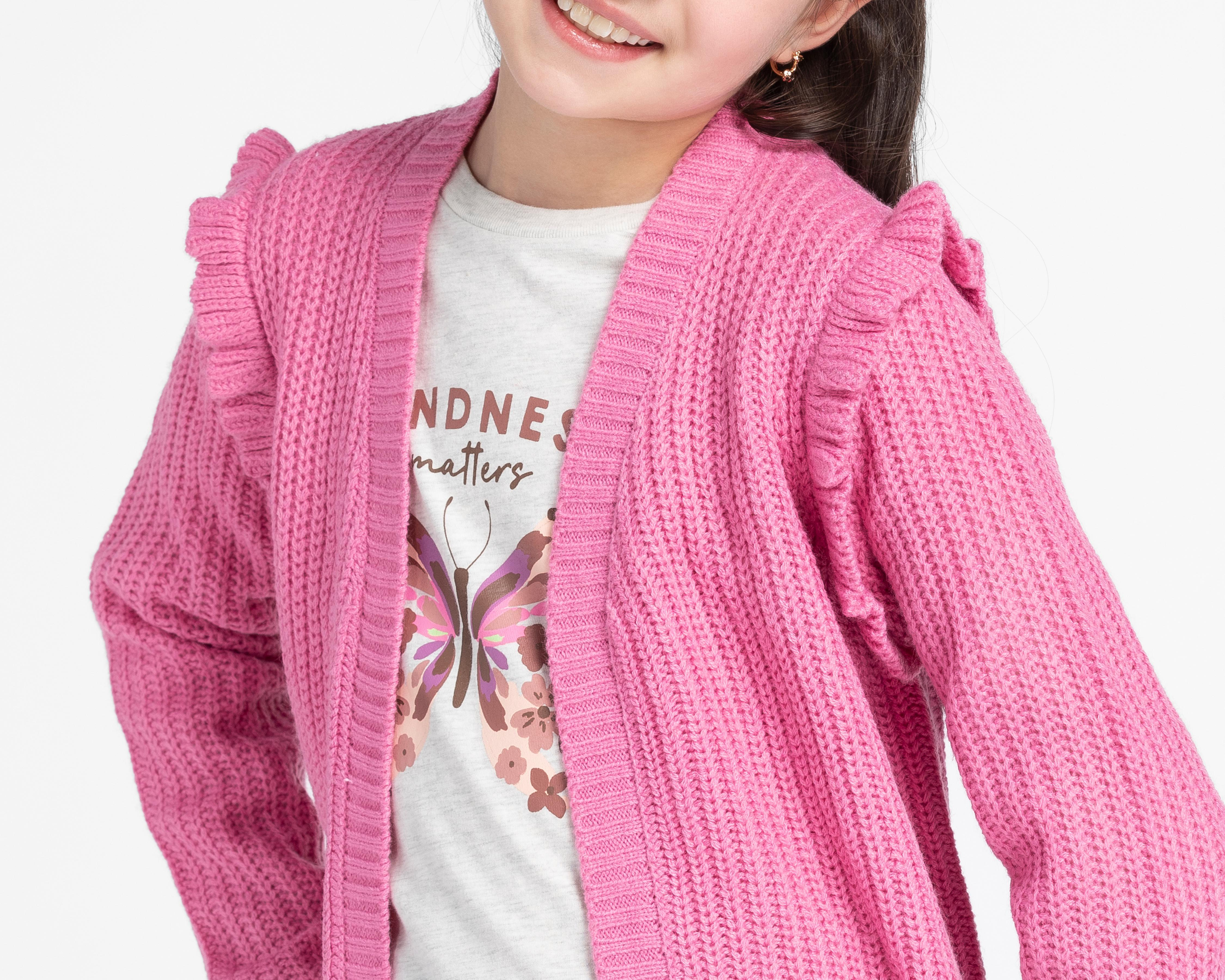 Foto 5 | Playera y Suéter Refill para Niña 2 Piezas