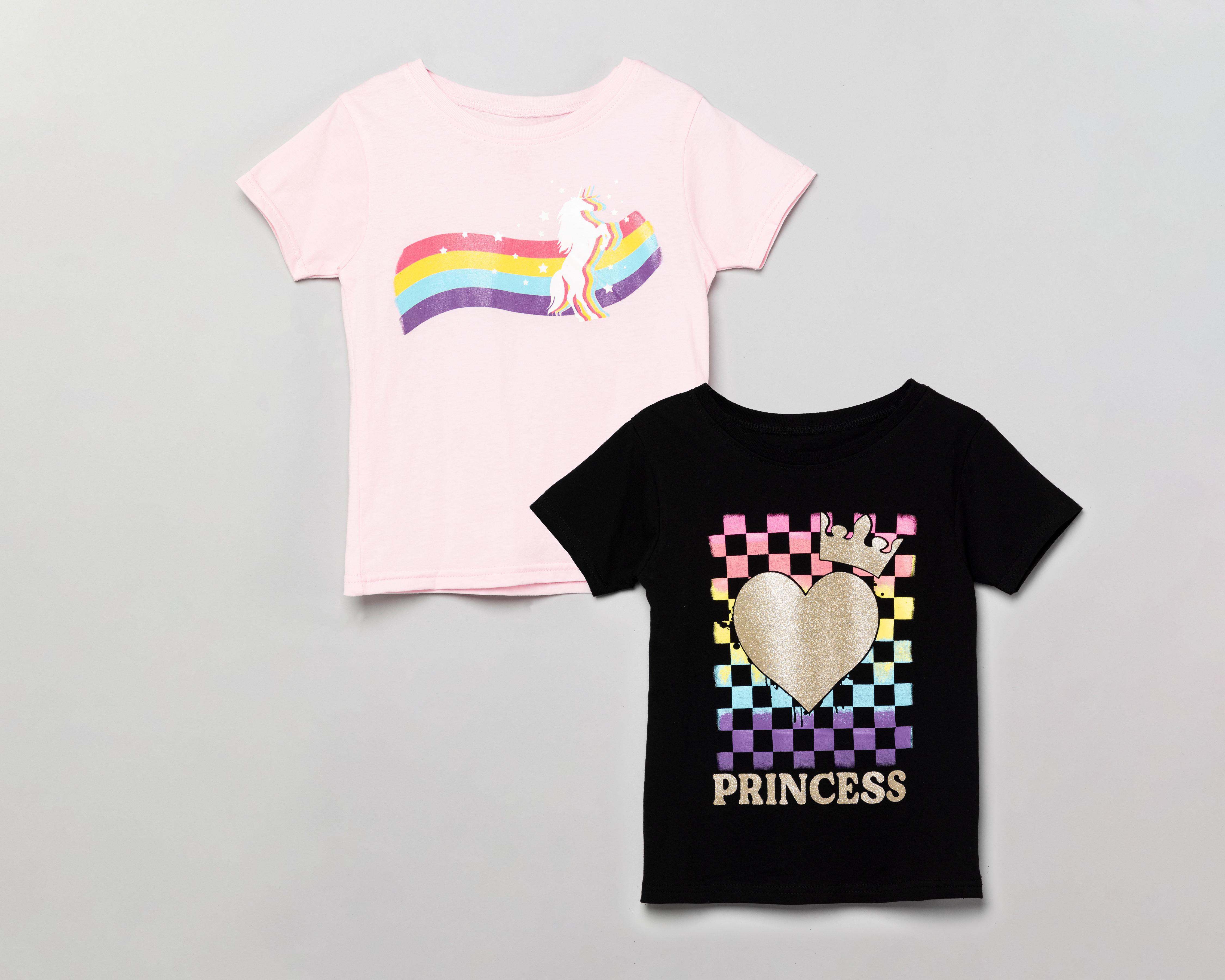 Playera Girls Attitude para Niña 2 Piezas