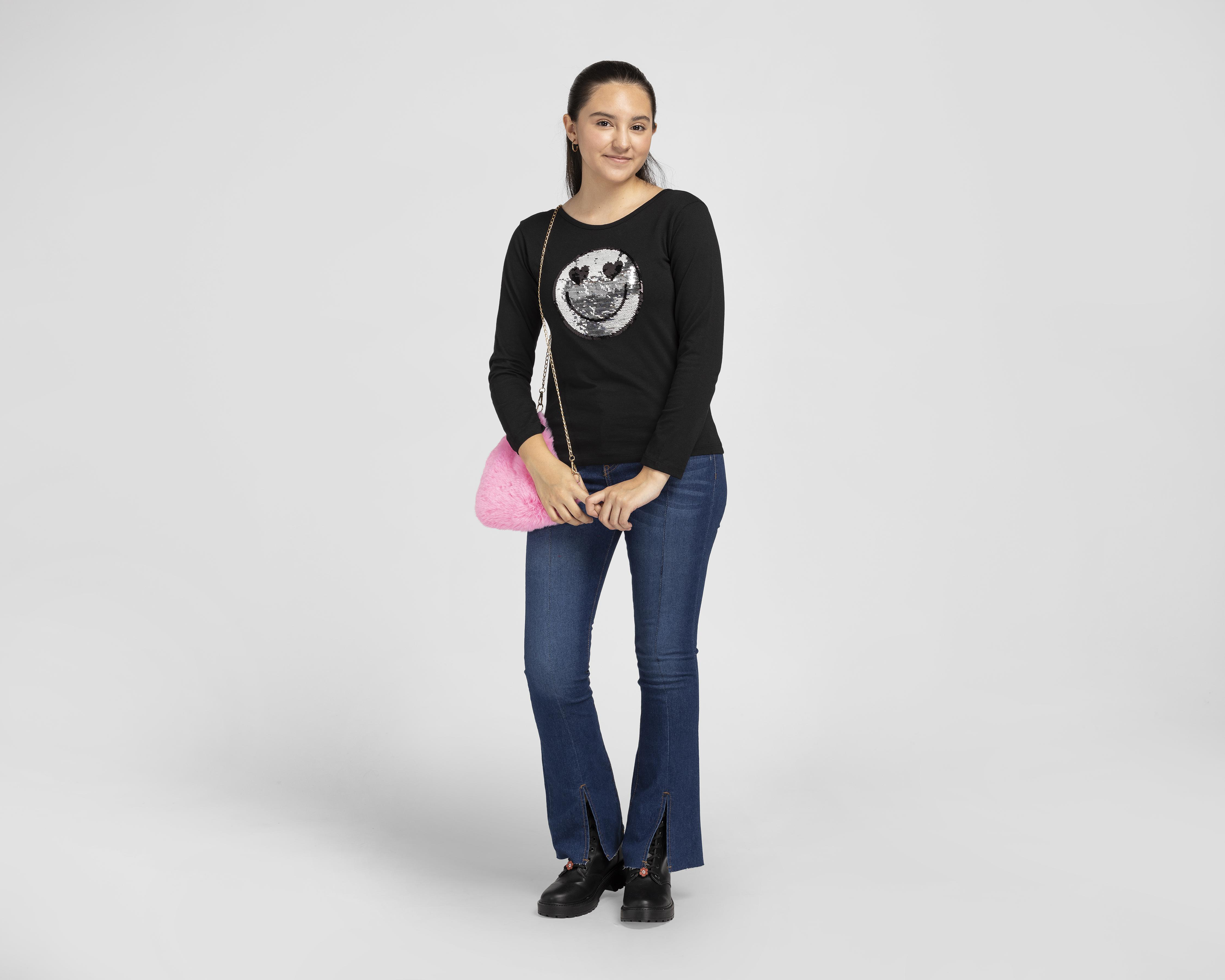 Foto 4 pulgar | Playera Girls Attitude Juvenil